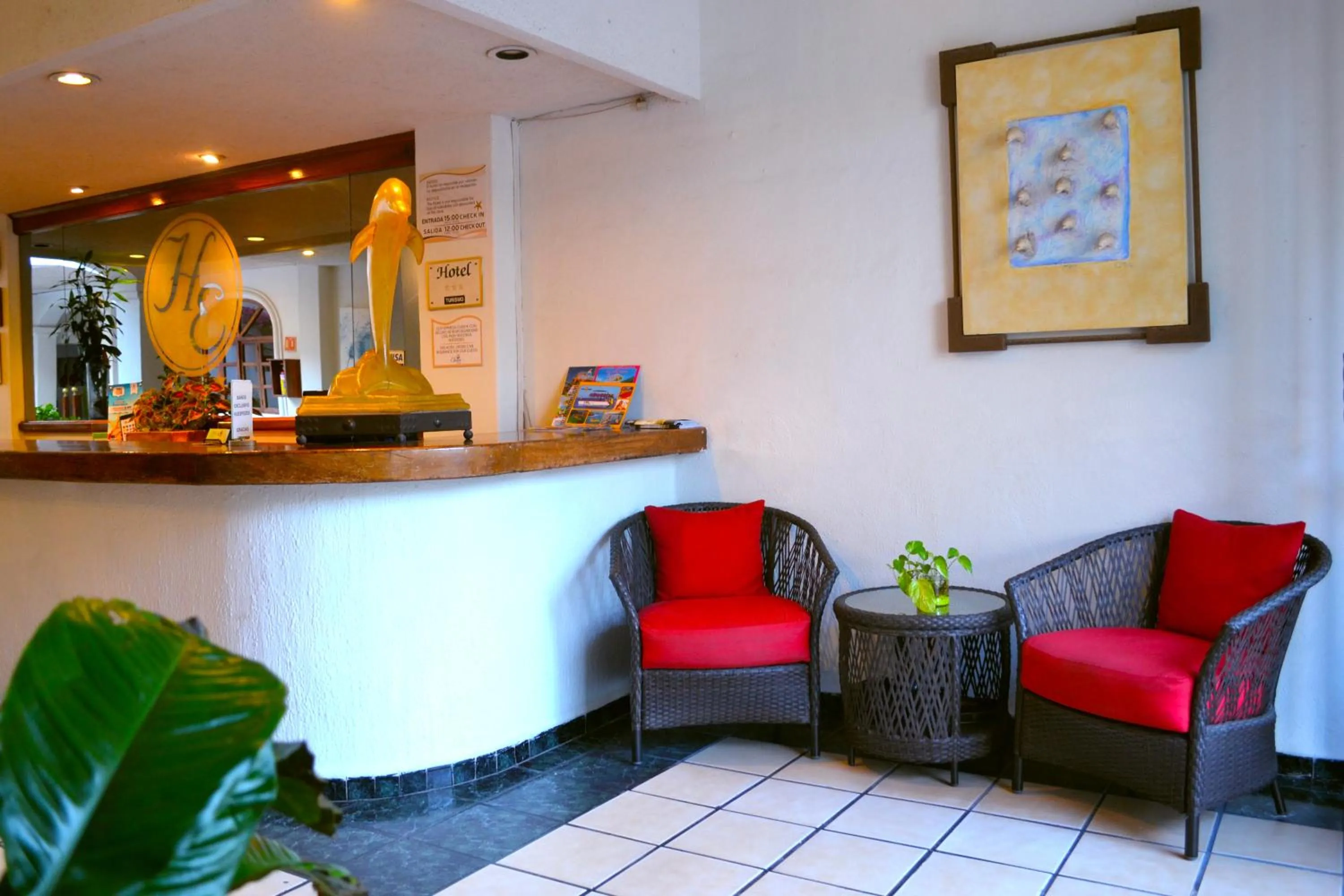 Lobby or reception in Hotel Eloisa