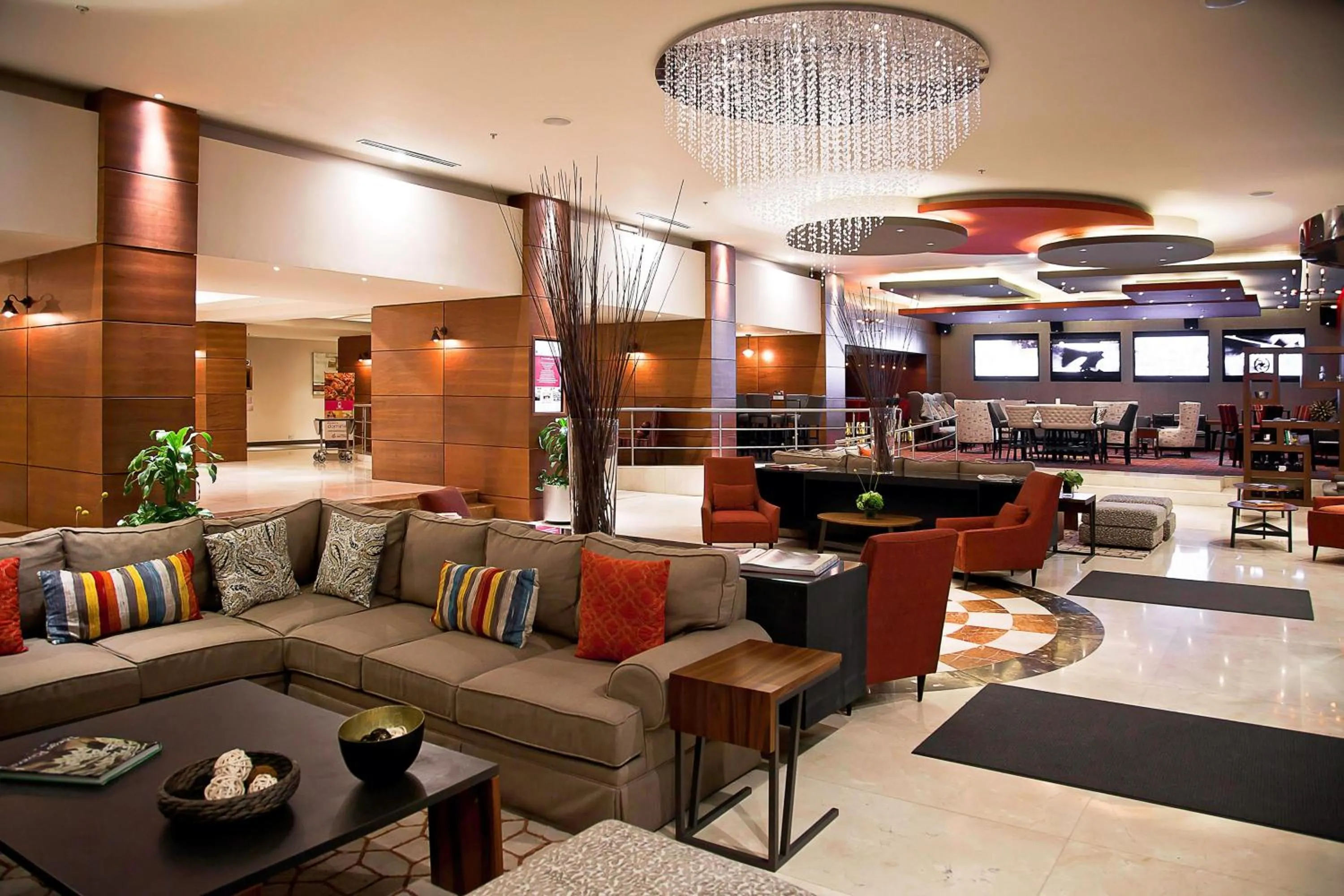 Lobby or reception in Marriott Tijuana Hotel