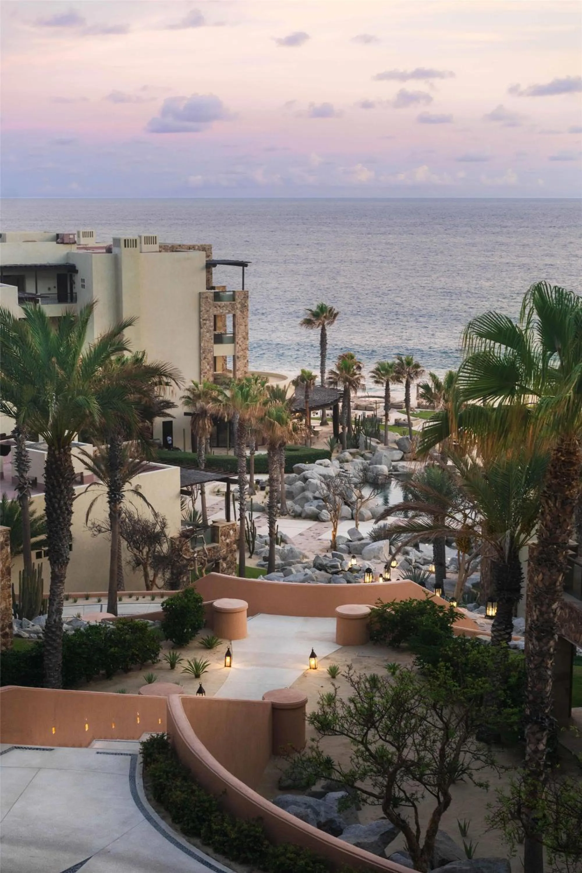 Inner courtyard view in Waldorf Astoria Los Cabos Pedregal