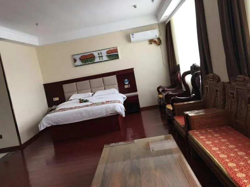 Bed in GreenTree Inn PingLiang JingNing Bus Station Business Hotel