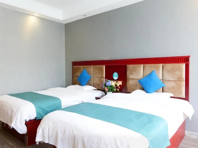 Bed in GreenTree Inn PingLiang JingNing Bus Station Business Hotel