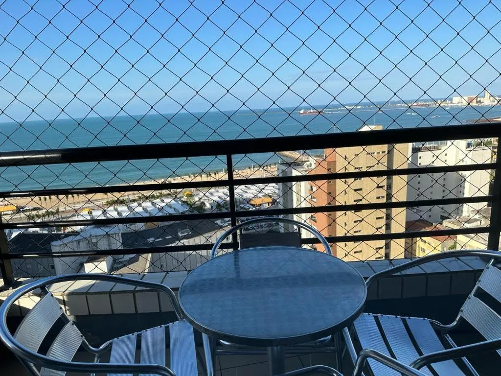 Balcony/Terrace in Apartamento Em Andar Alto com Vista Mar Meireles