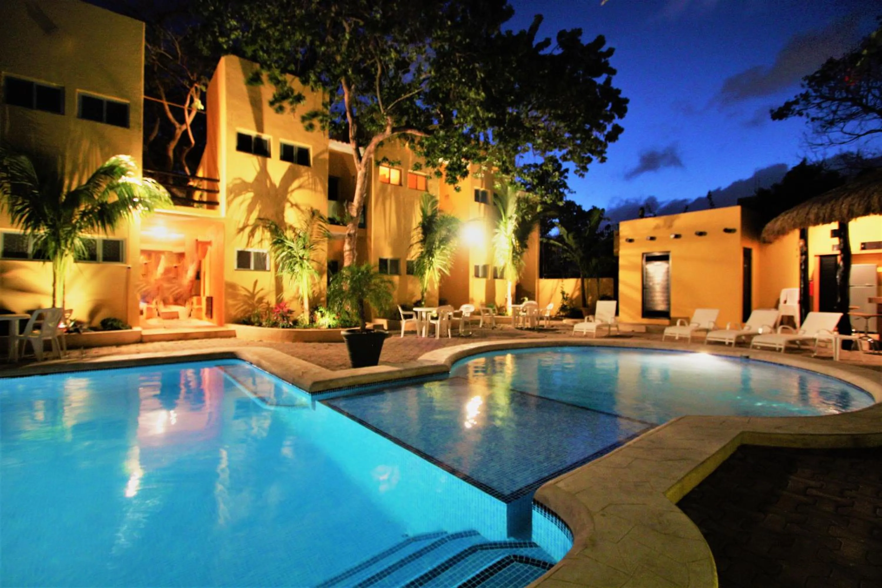 Pool view in Hotel LunaSol