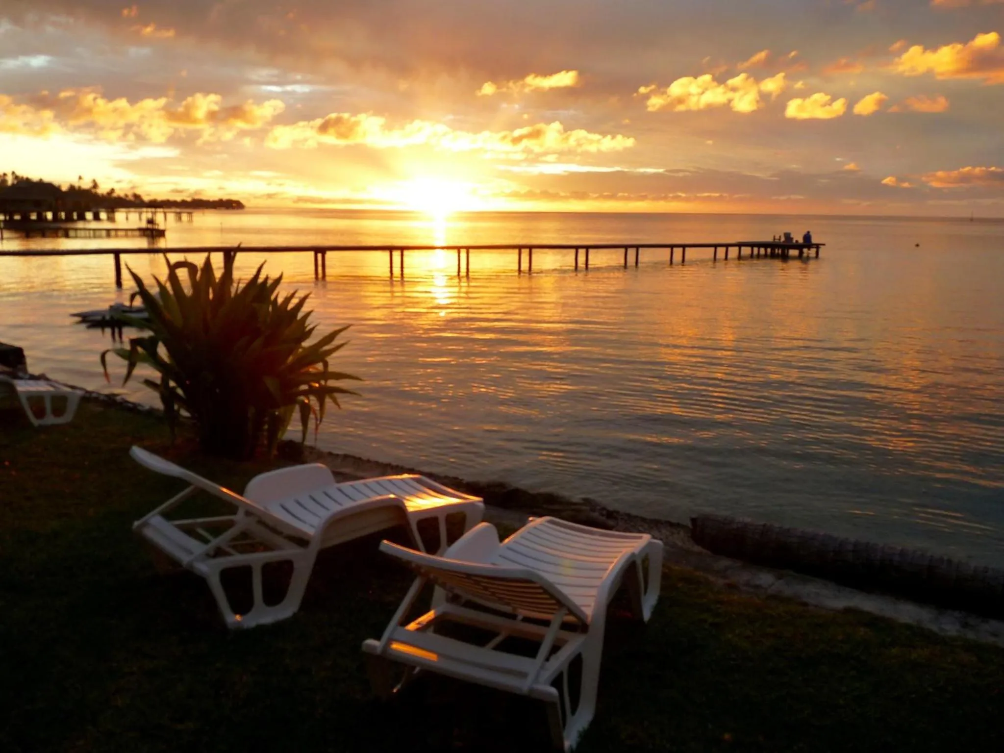 Beach in Poerani Moorea