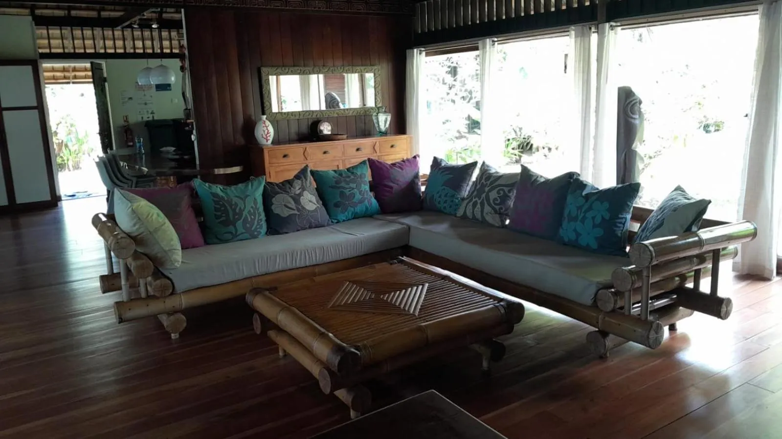 Living room in Poerani Moorea