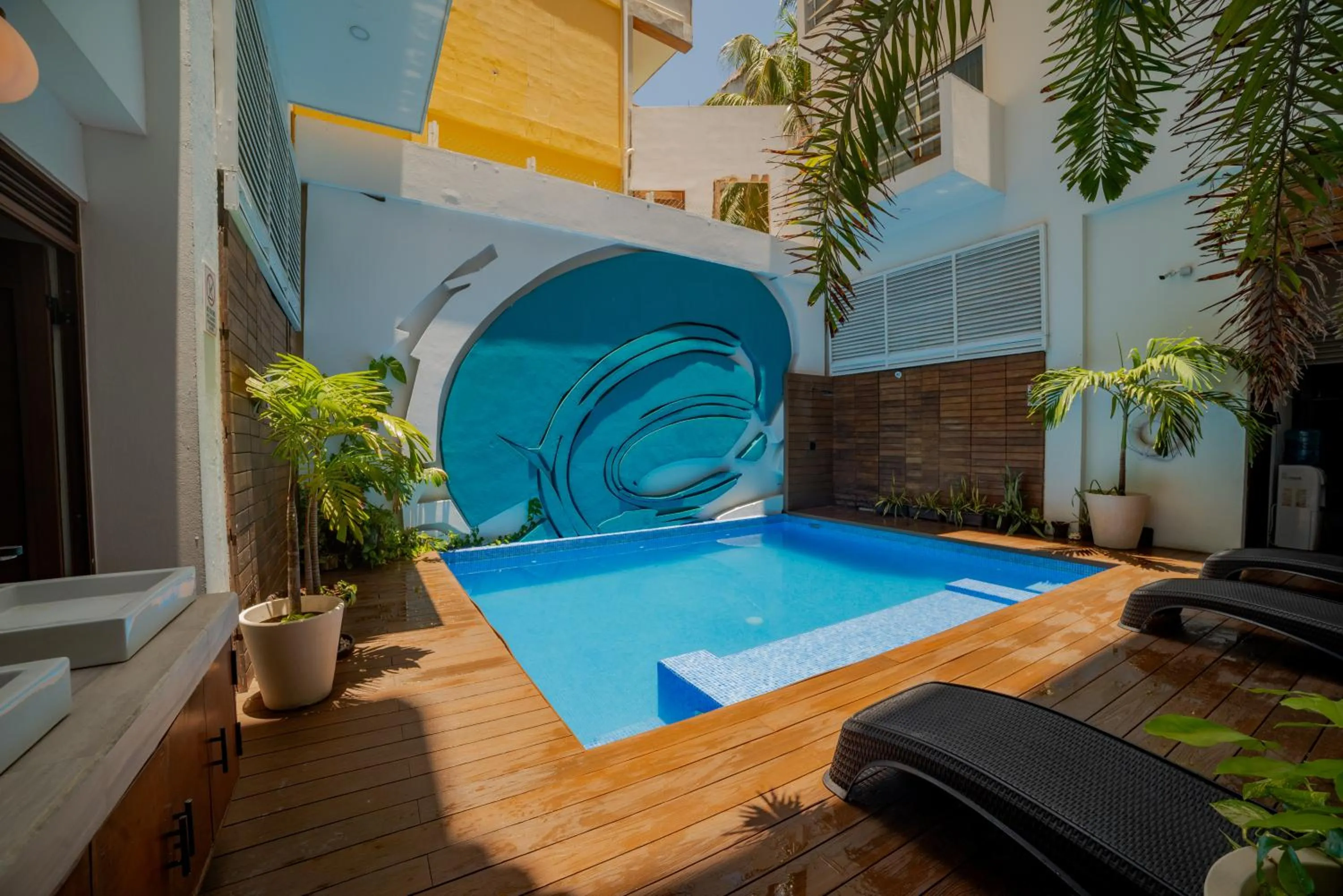 Swimming pool in Hotel Bahia Chac Chi