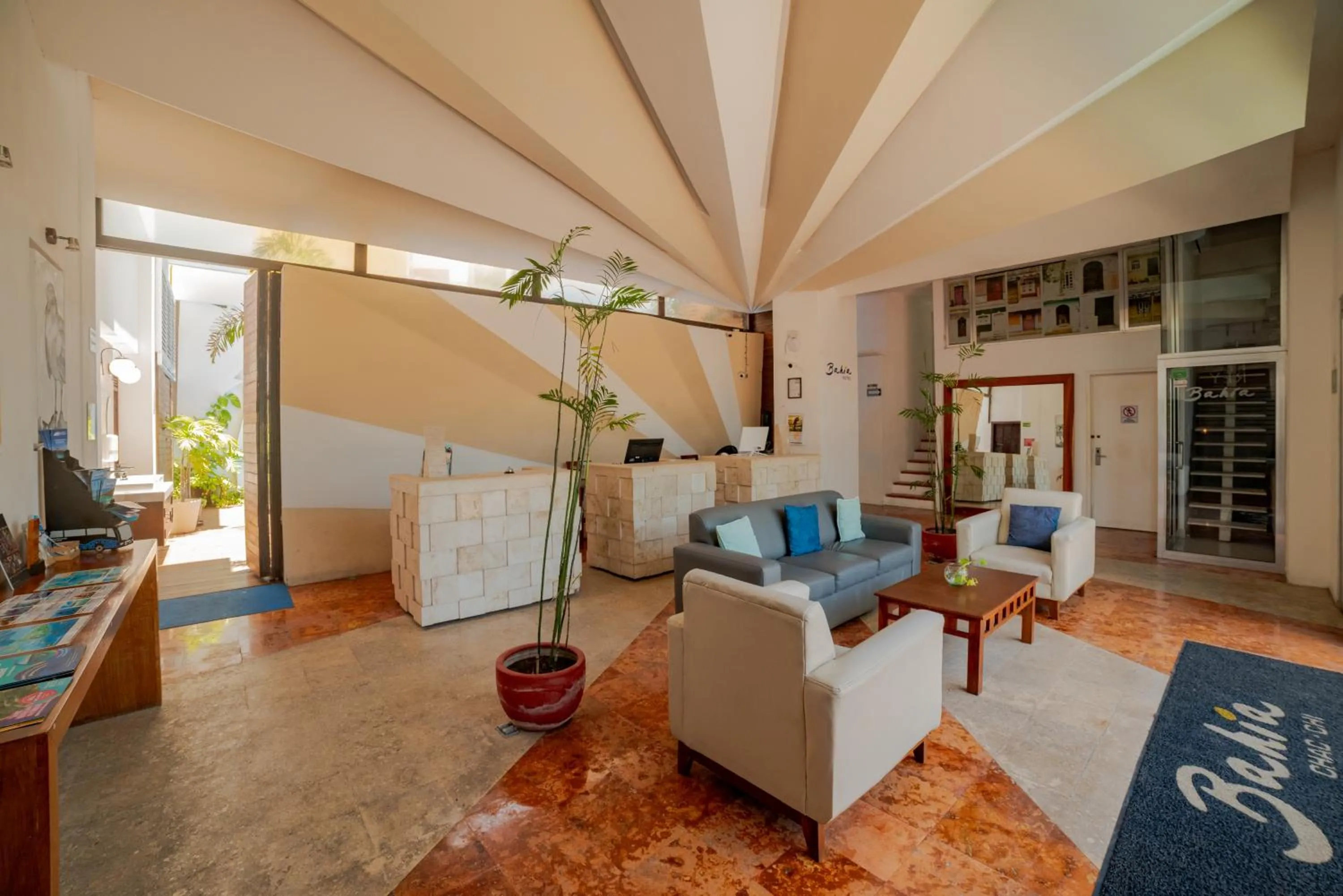 Lobby or reception in Hotel Bahia Chac Chi