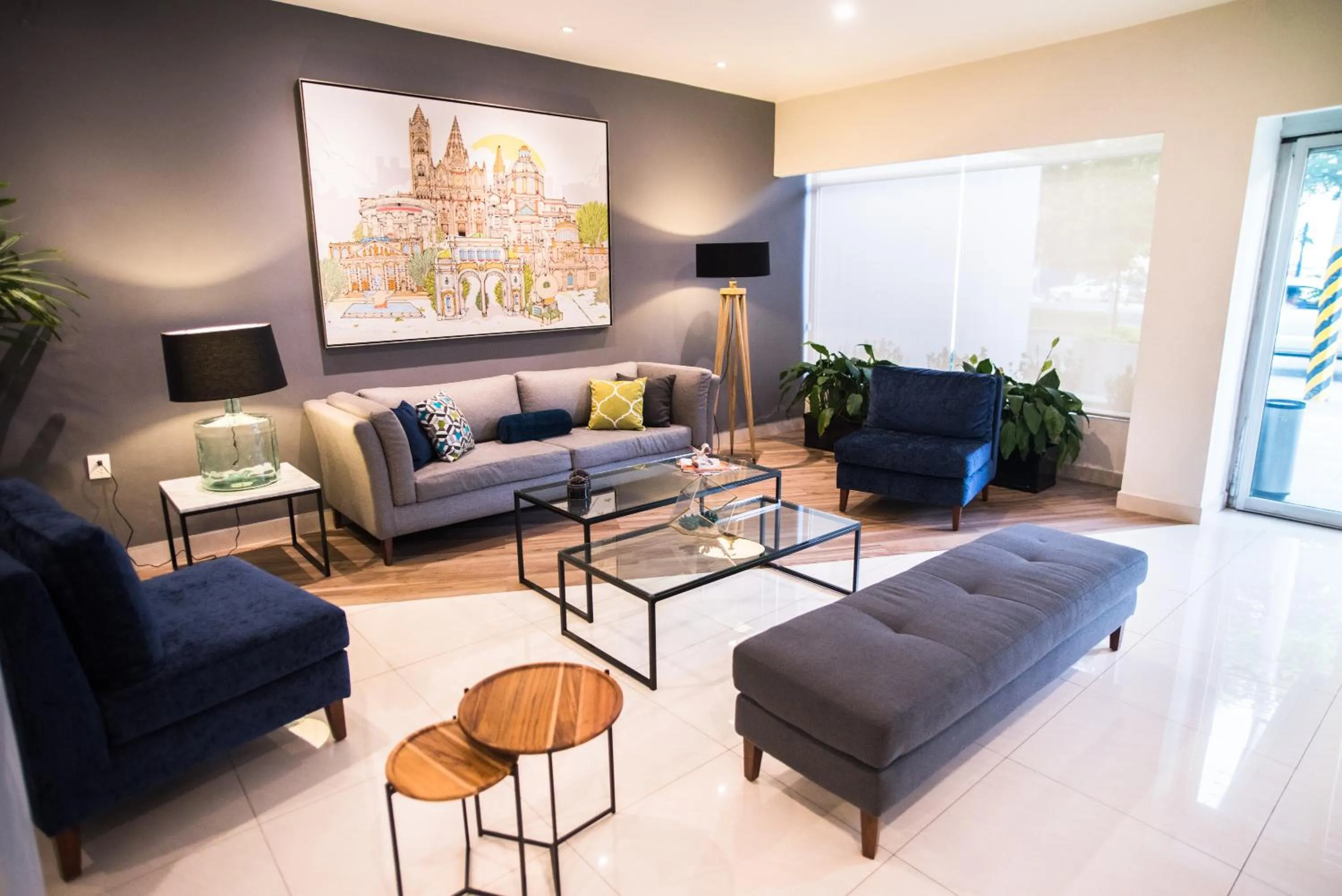 Living room in Hotel Arboledas Expo