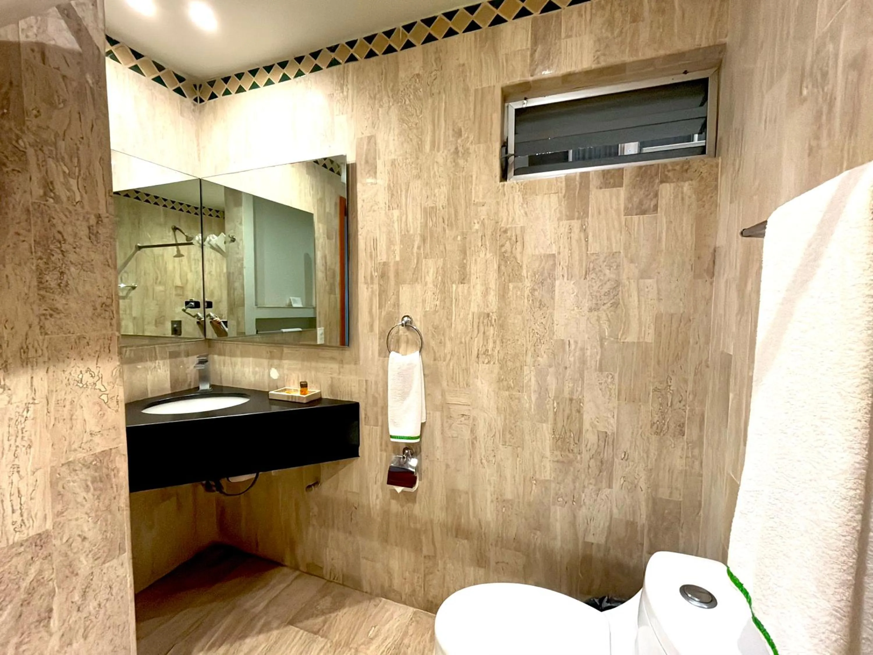 Bathroom in Hotel Arboledas Expo