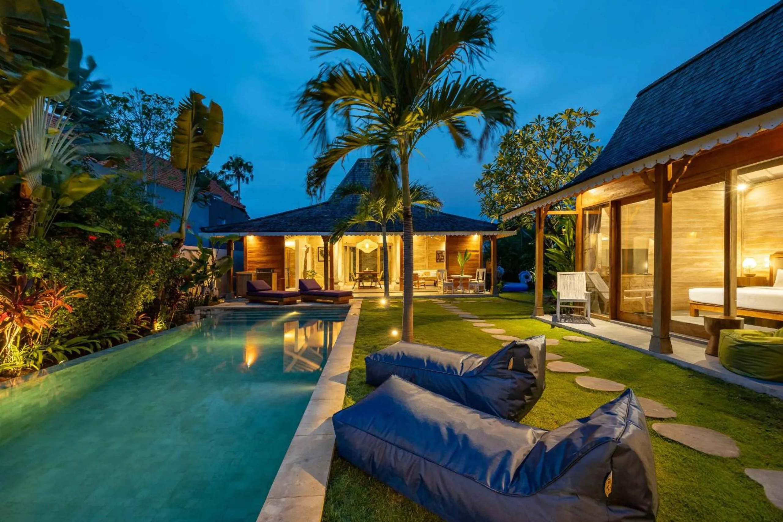 Property building in Villa Du Bah - Cozy Tropical 3BR Villa 12min To Beach