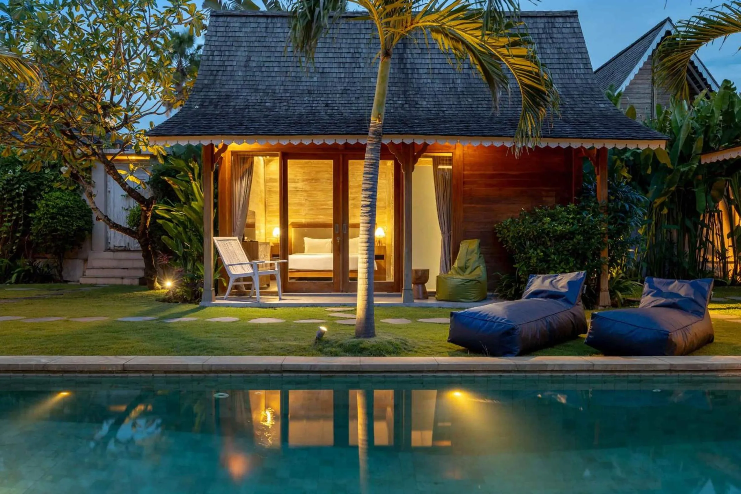 Property building in Villa Du Bah - Cozy Tropical 3BR Villa 12min To Beach