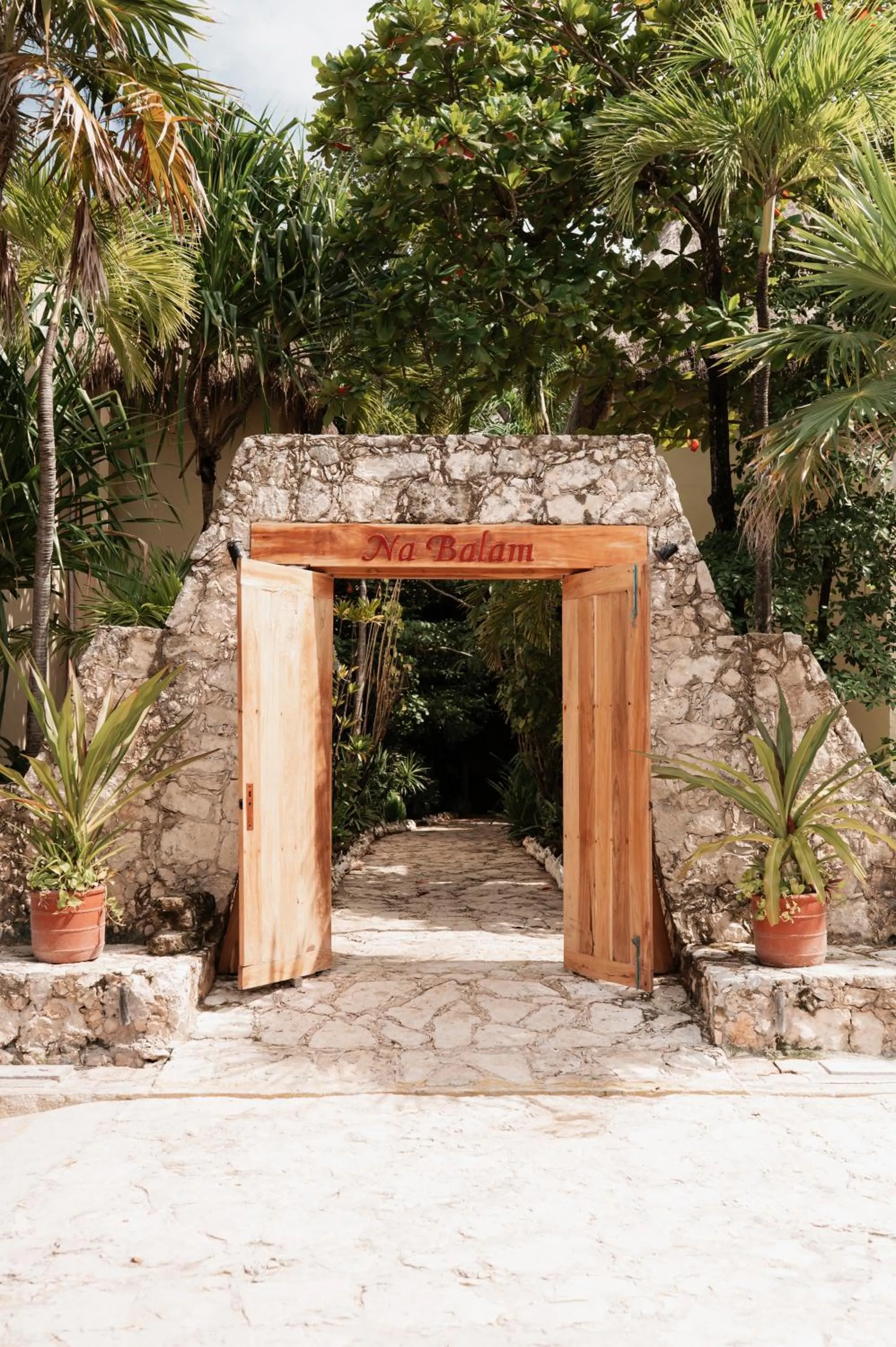 Facade/entrance in Na Balam Hotel