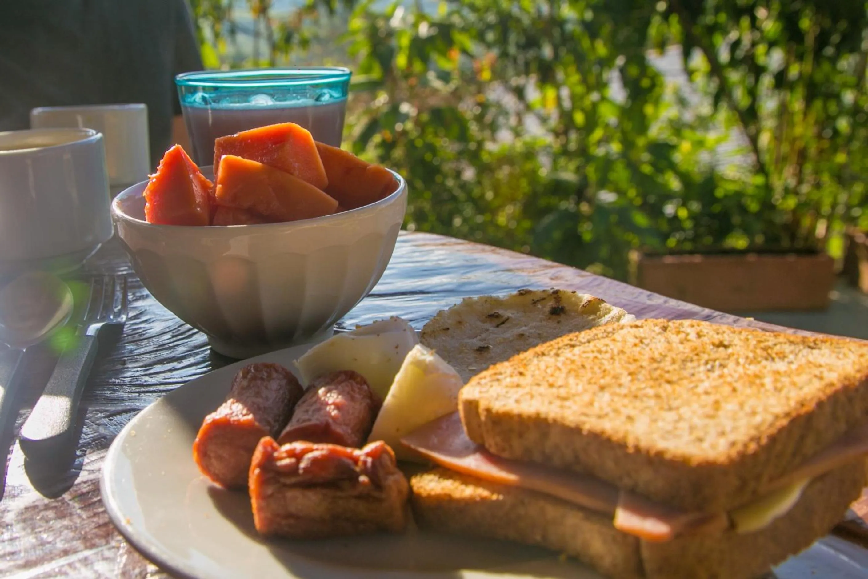 Food and drinks in Viajero Salento Hostel