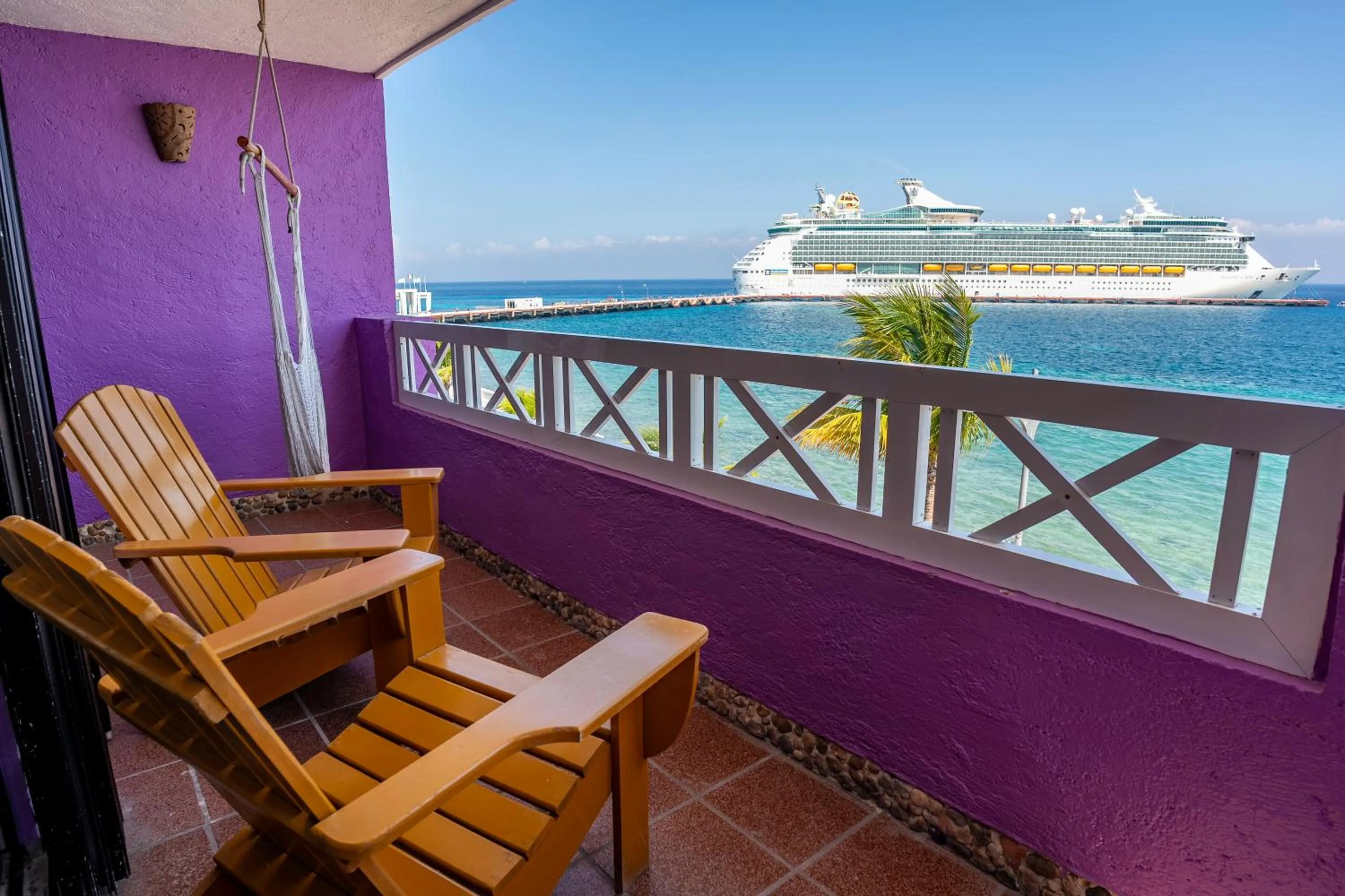 Balcony/Terrace in Hotel Vista del Mar with Beach Club access included