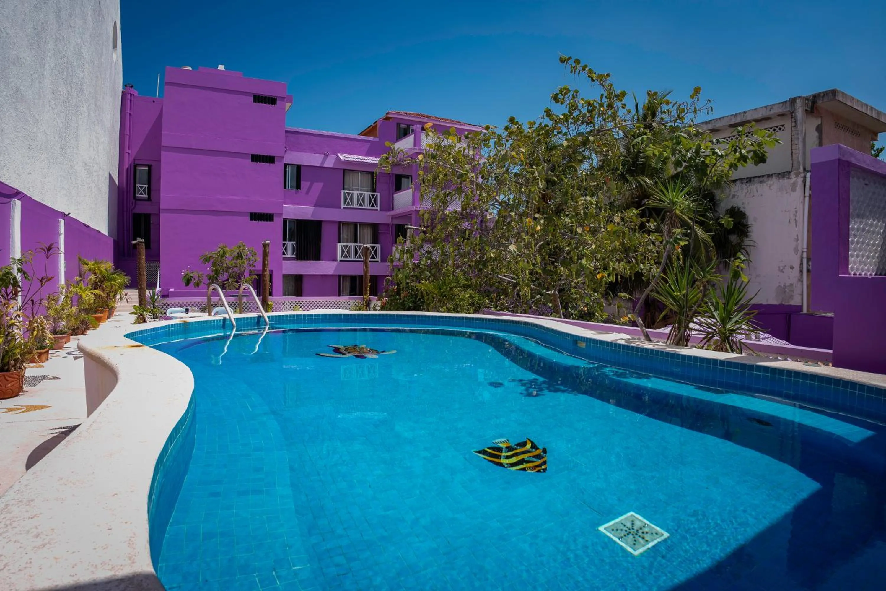 Swimming pool in Hotel Vista del Mar with Beach Club access included