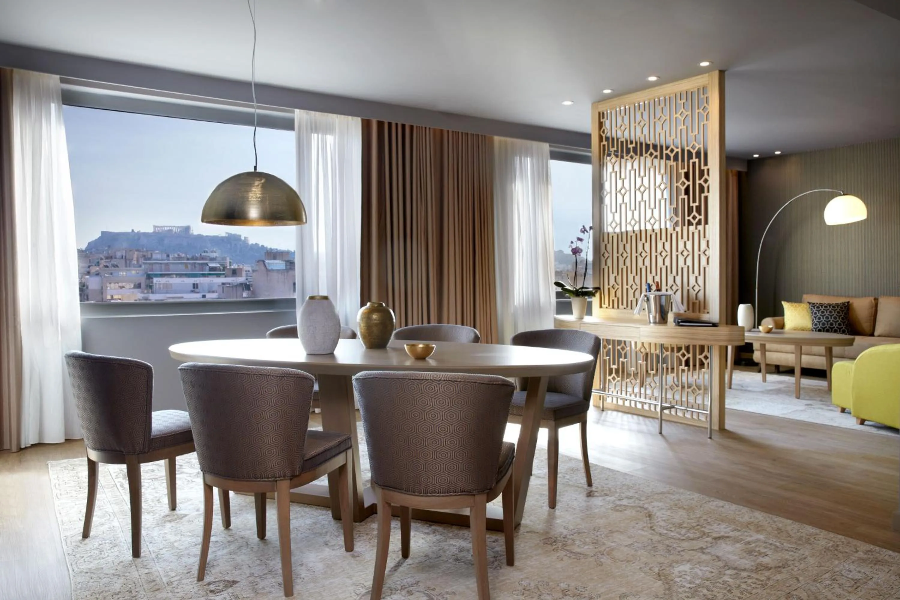 Living room in Zeus Wyndham Grand Athens