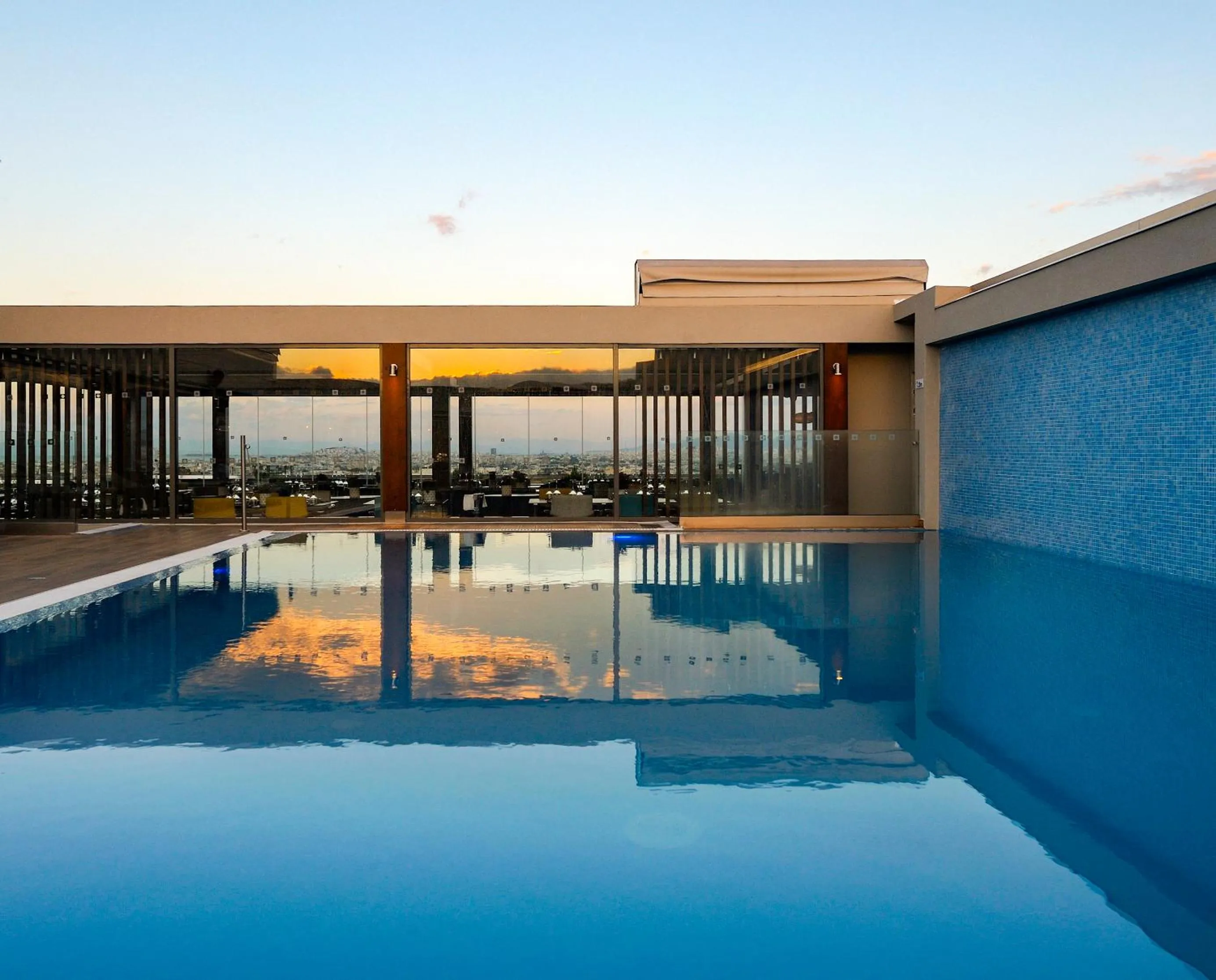 Pool view in Zeus Wyndham Grand Athens