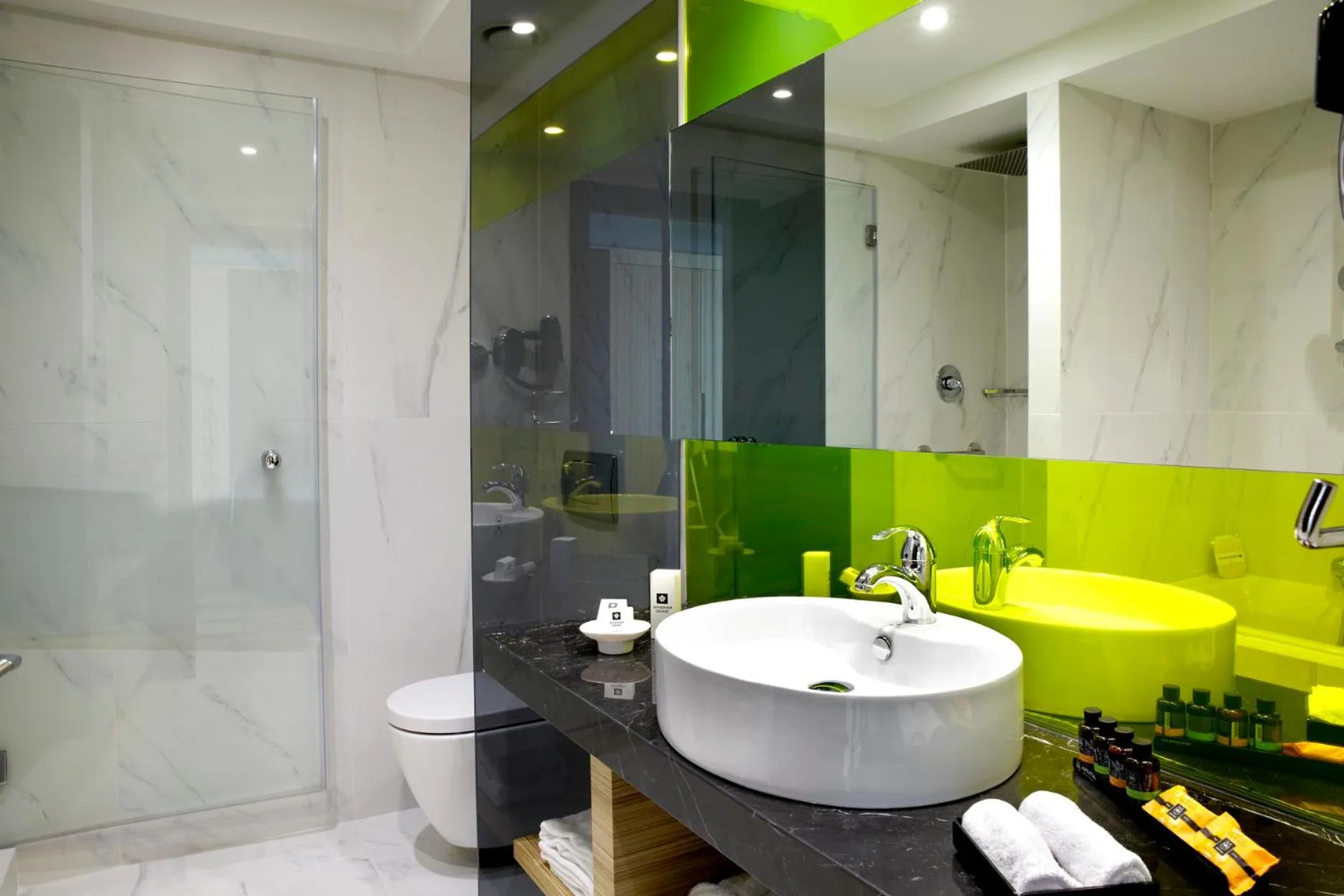 Bathroom in Zeus Wyndham Grand Athens