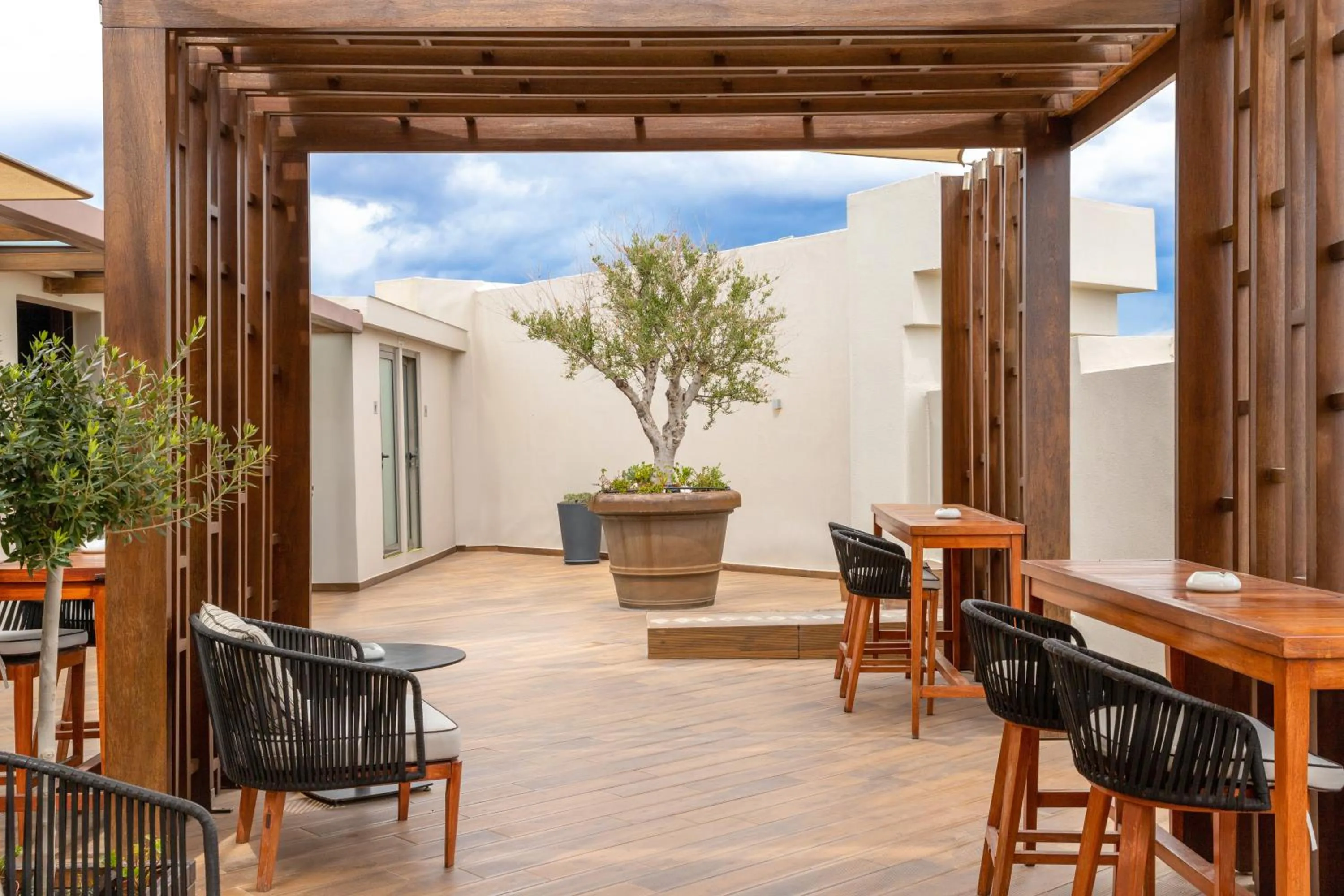 Patio in Zeus Wyndham Grand Athens