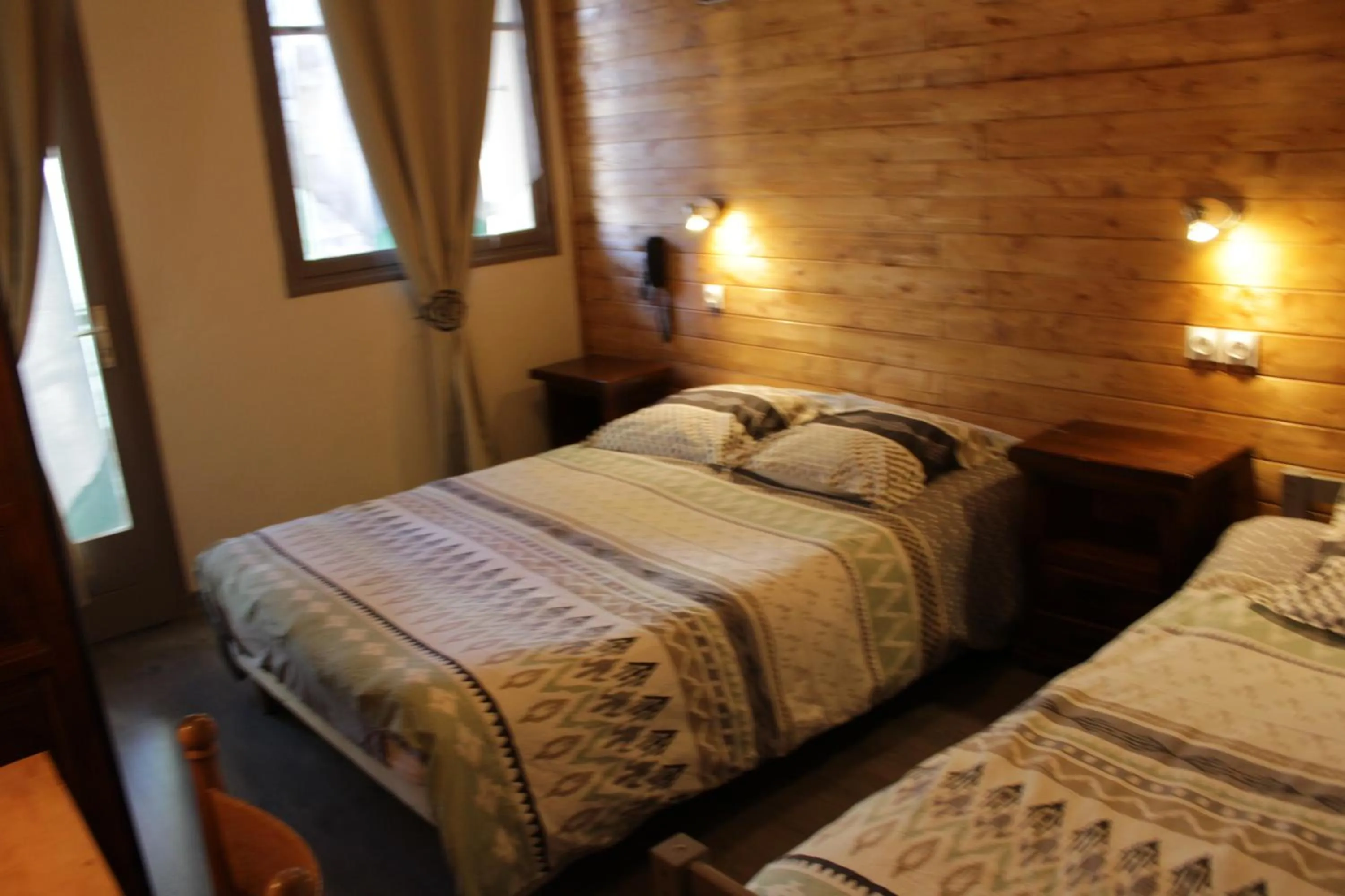 Bed in Hotel Valérie