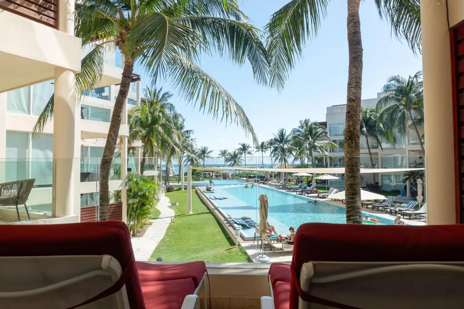 Patio in The Elements Oceanfront & Beachside Condo Hotel