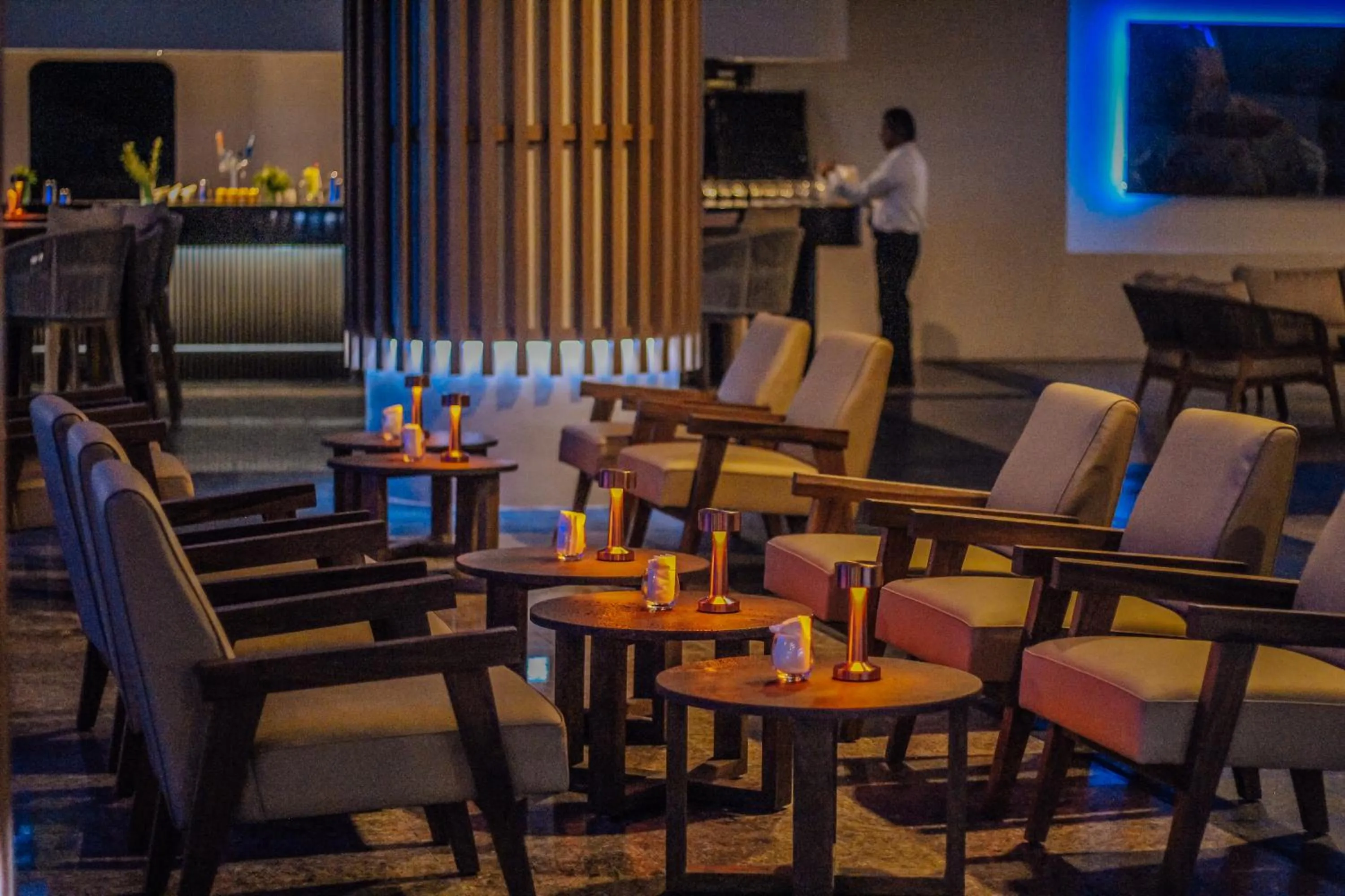 Lounge or bar in GR Solaris Lighthouse - All Inclusive