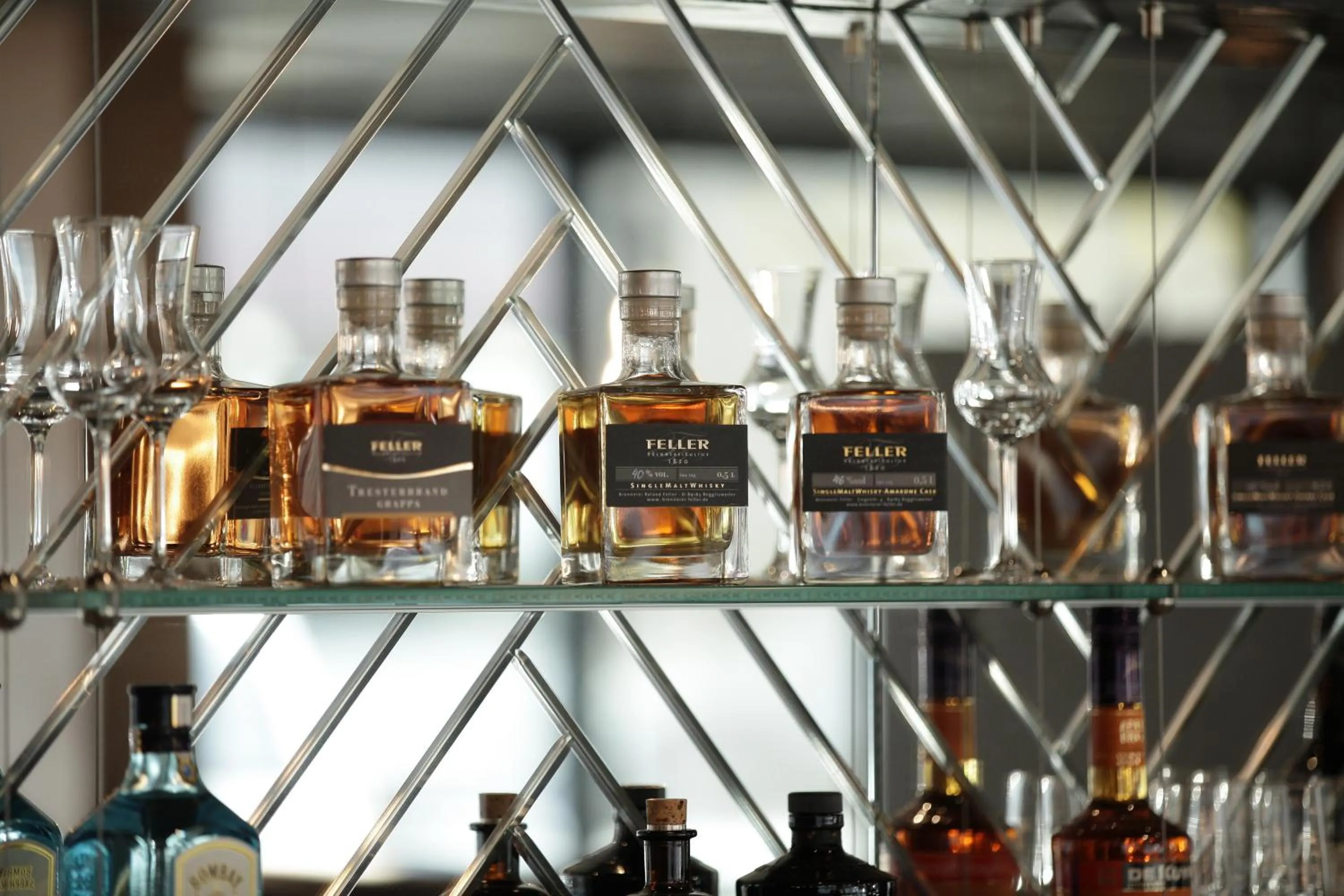 Alcoholic drinks in Hotel Aurelia