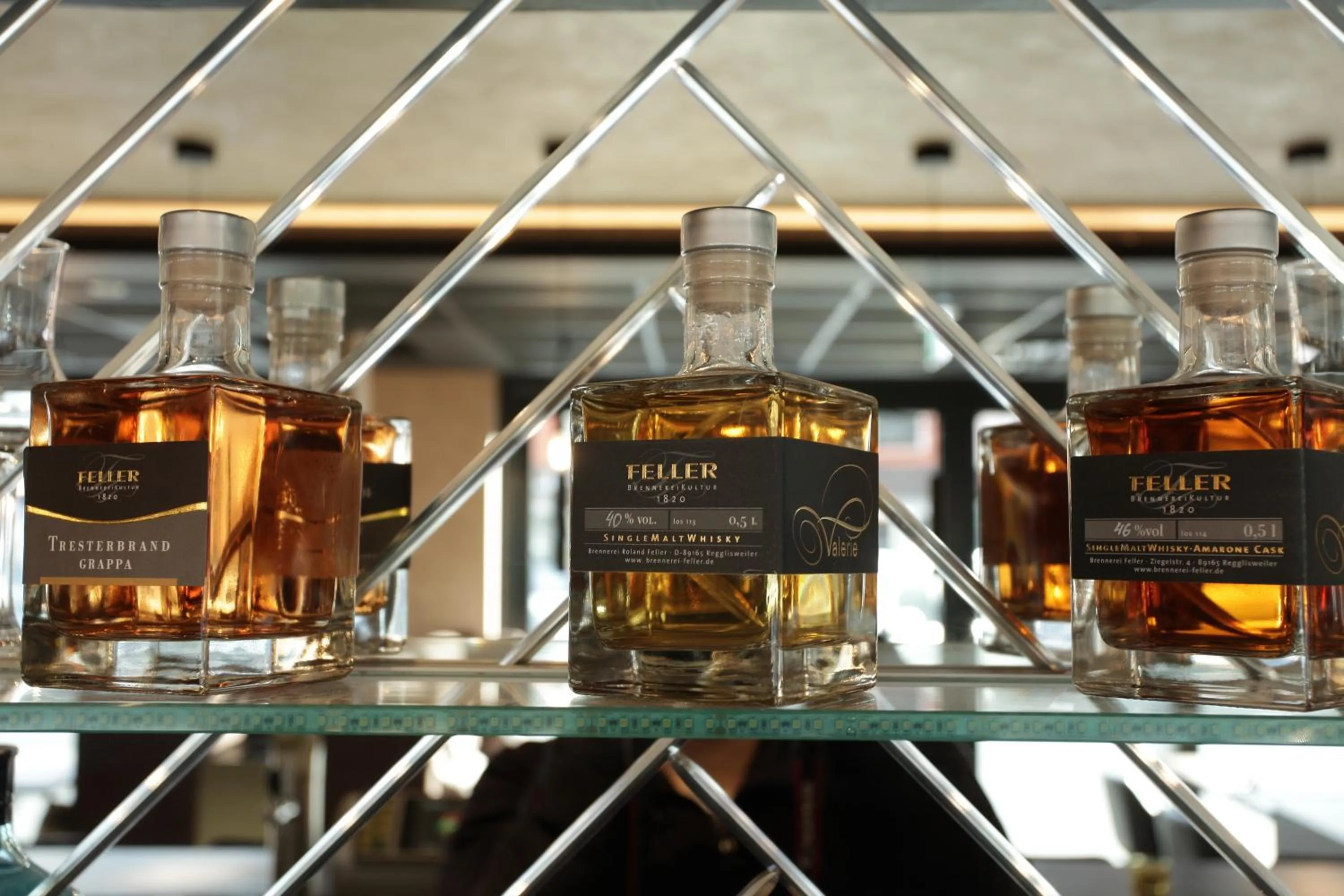 Alcoholic drinks in Hotel Aurelia