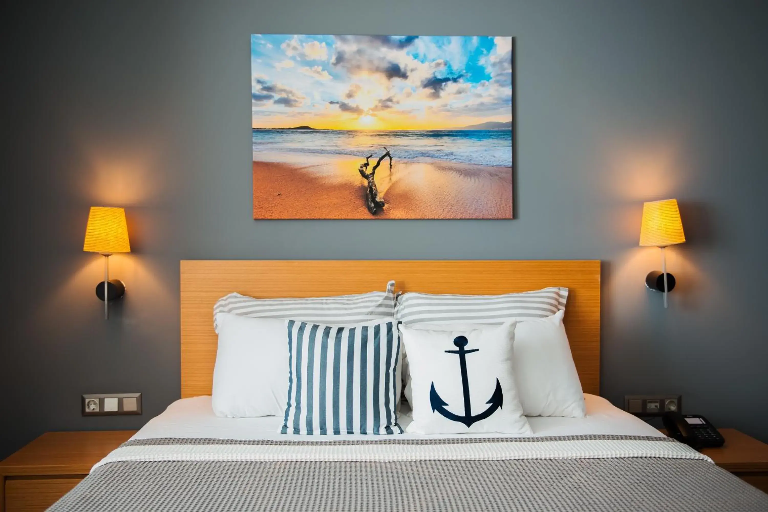 Triple Room with Sea View in Port Marina Hotel Triple Room with Sea View in Port Marina Hotel