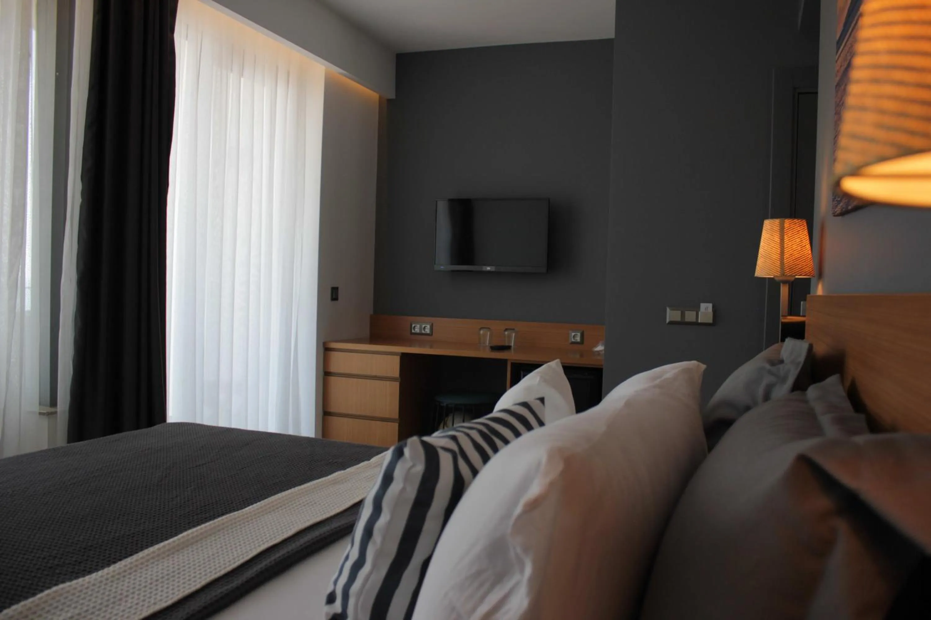 Decorative detail, Bed in Port Marina Hotel