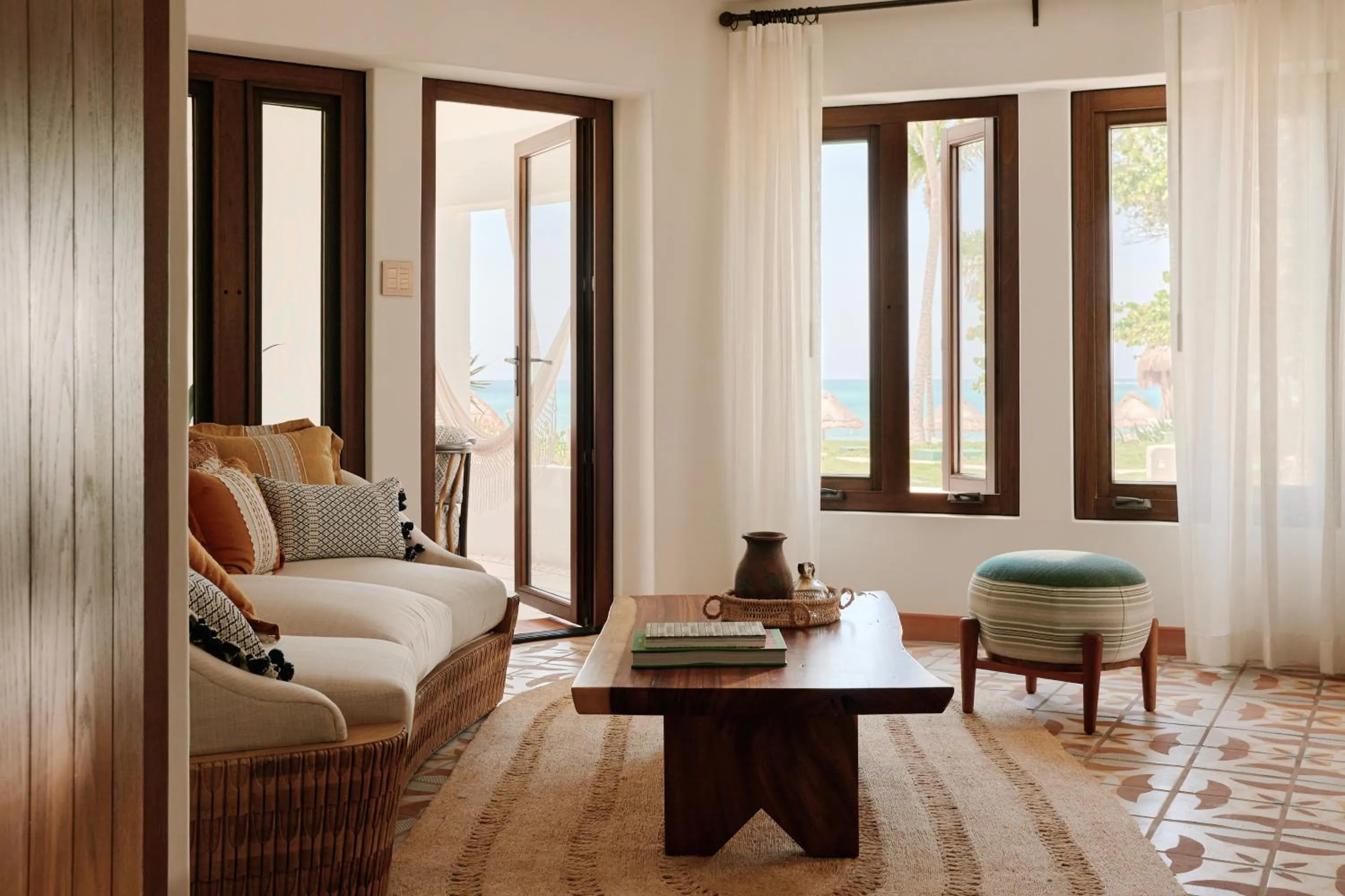 Living room in Maroma, A Belmond Hotel, Riviera Maya