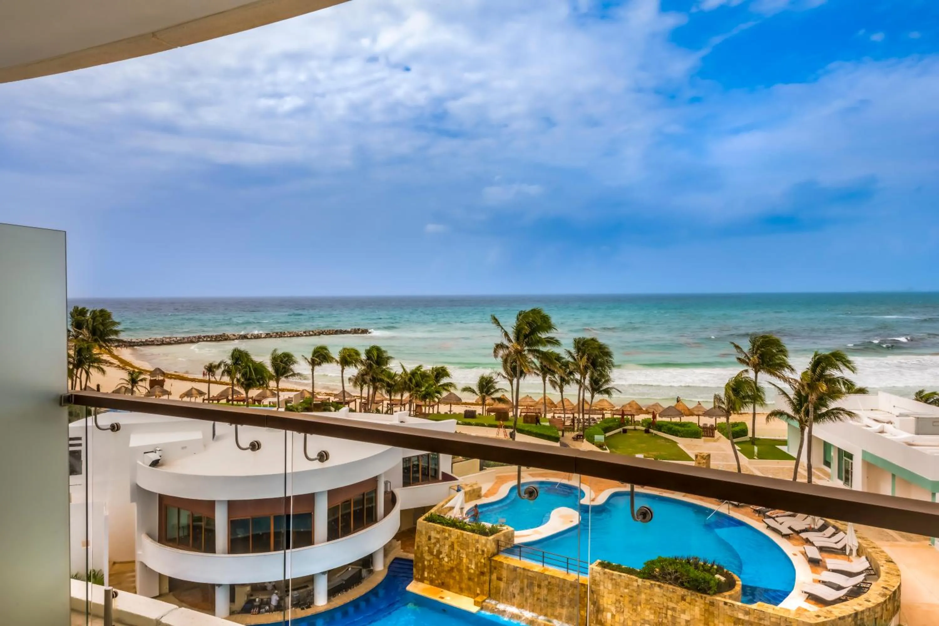Balcony/Terrace in Krystal Grand Cancun All Inclusive
