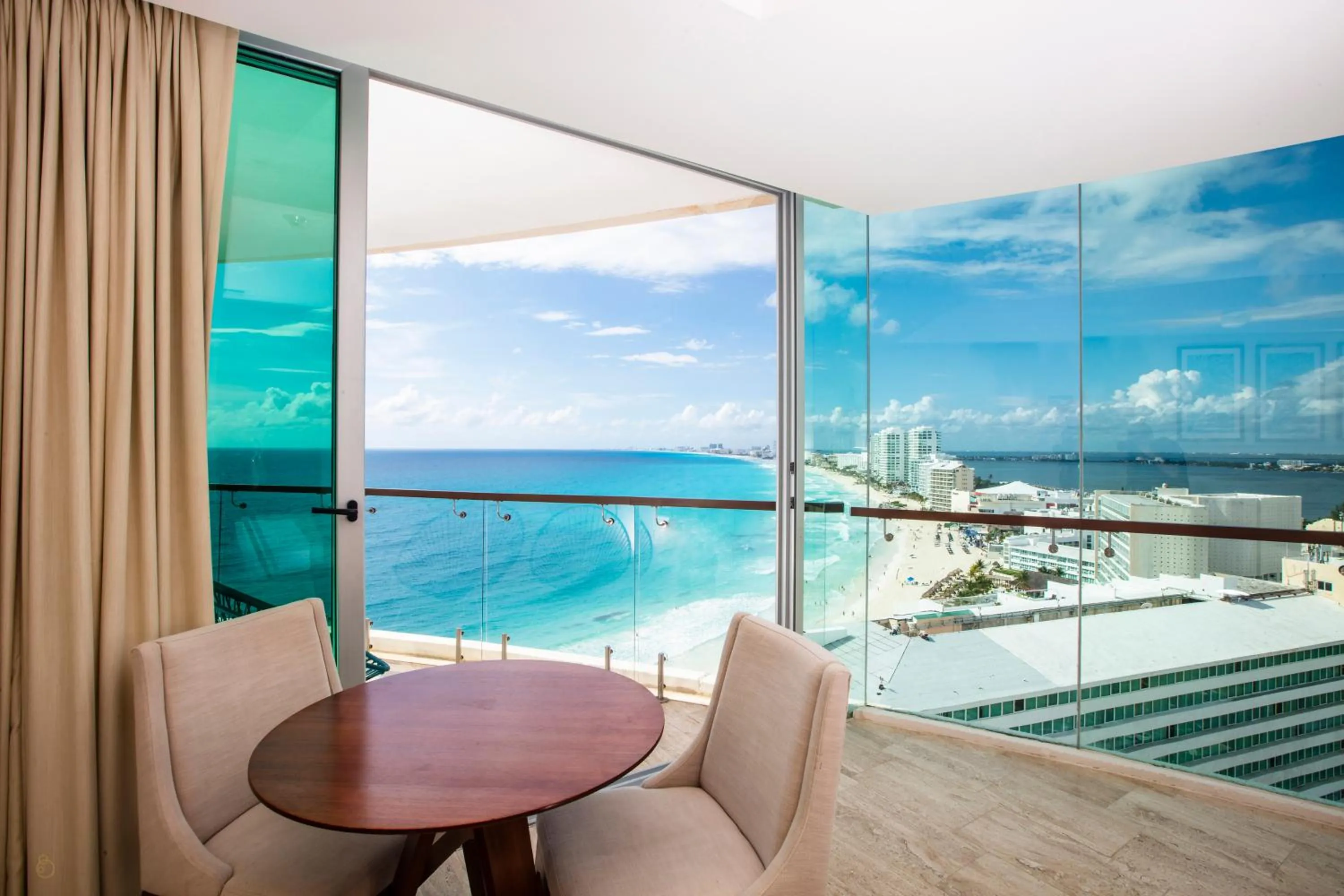 Balcony/Terrace in Krystal Grand Cancun All Inclusive