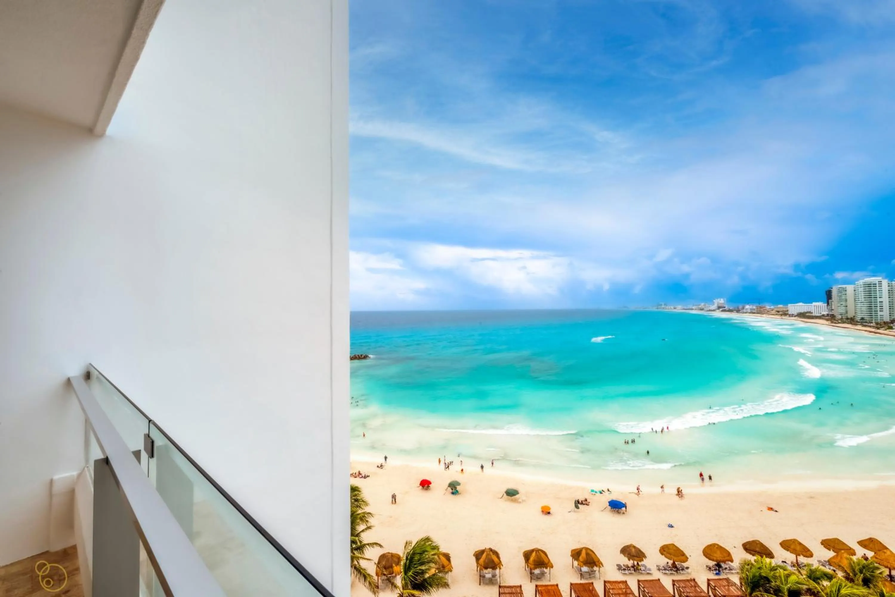 Balcony/Terrace in Krystal Grand Cancun All Inclusive