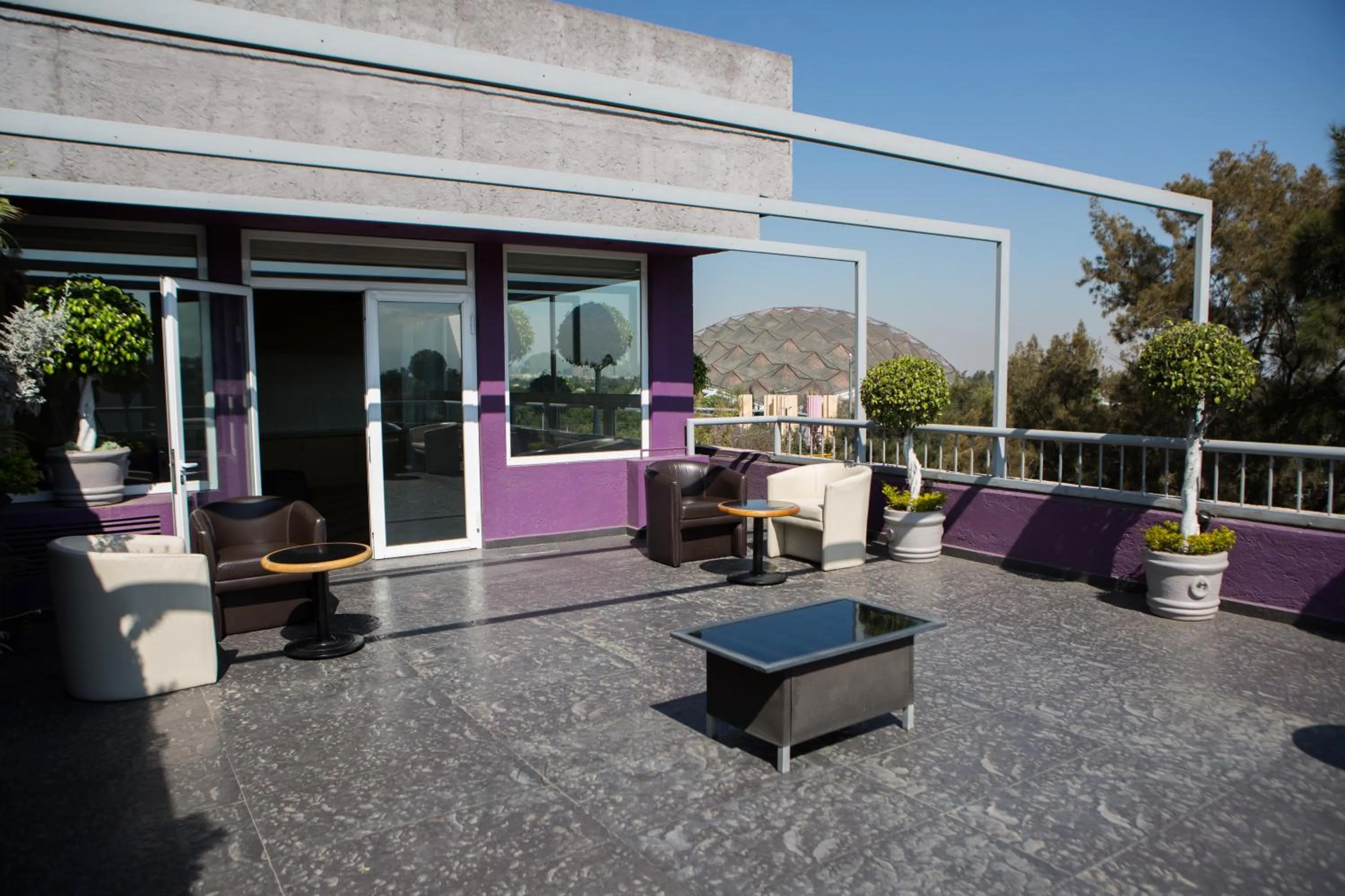 Balcony/Terrace in WeEnjoy Hotels Grand Prix Aeropuerto CDMX