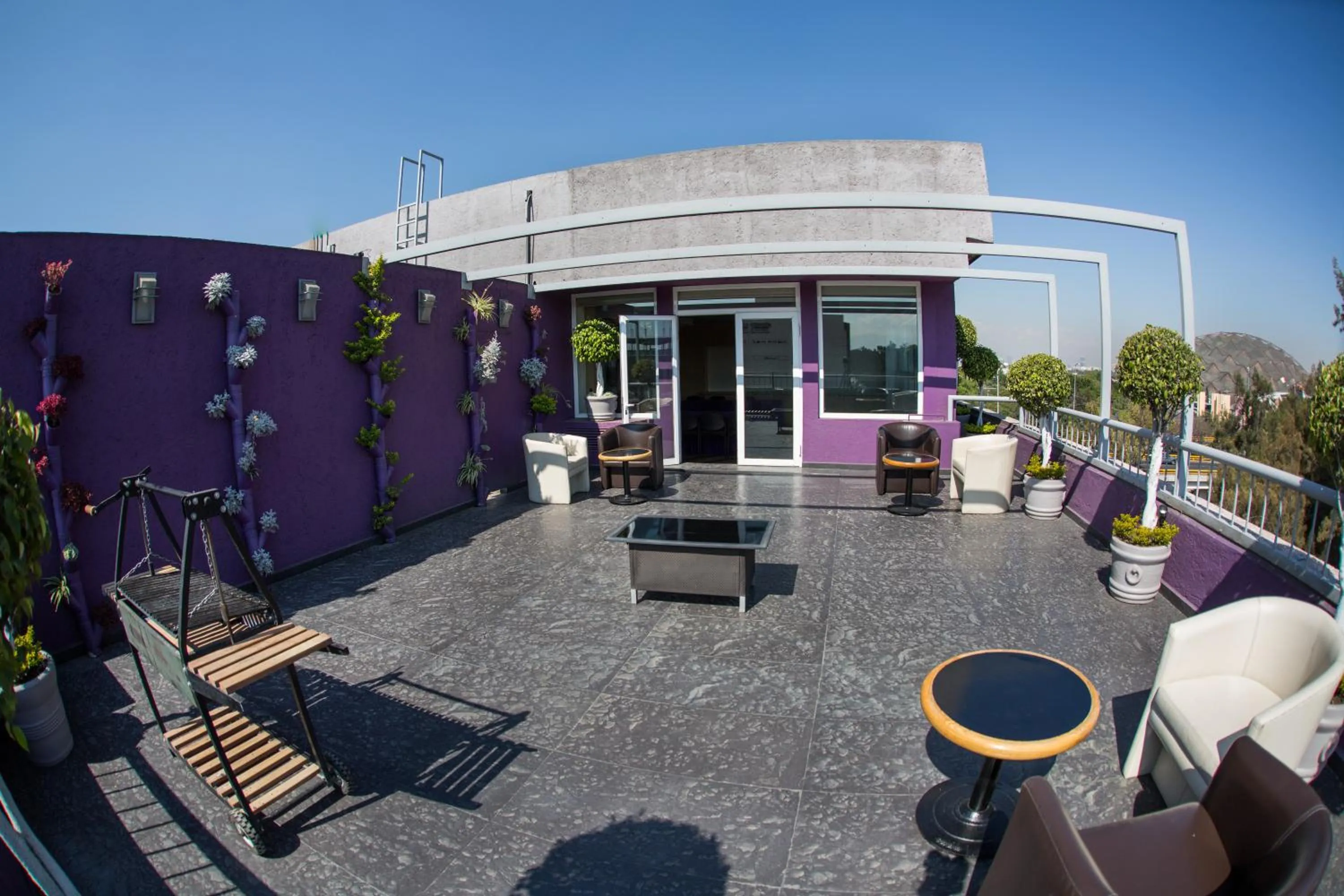 Balcony/Terrace in WeEnjoy Hotels Grand Prix Aeropuerto CDMX