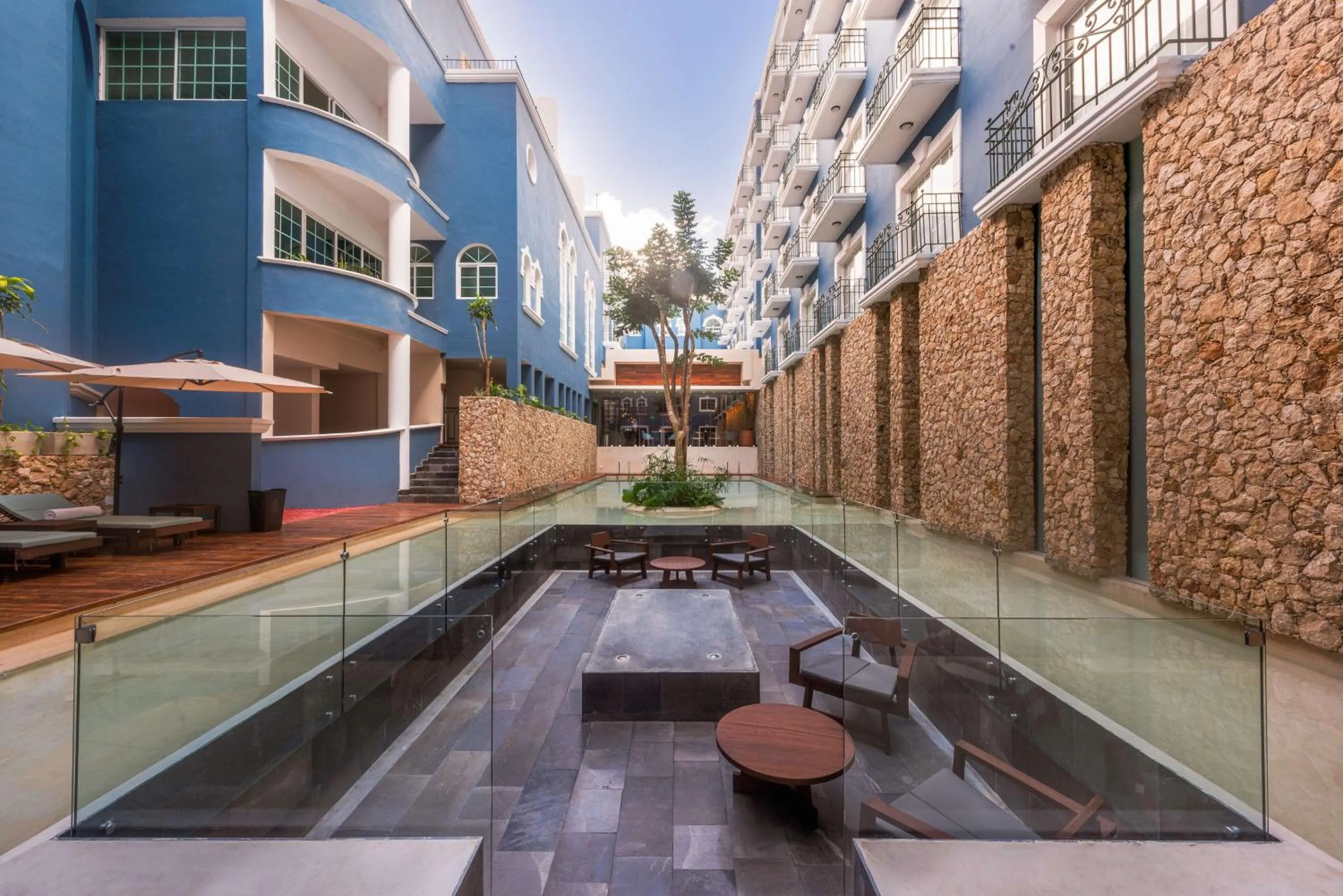 Pool view in Villa Mercedes Curio Collection By Hilton