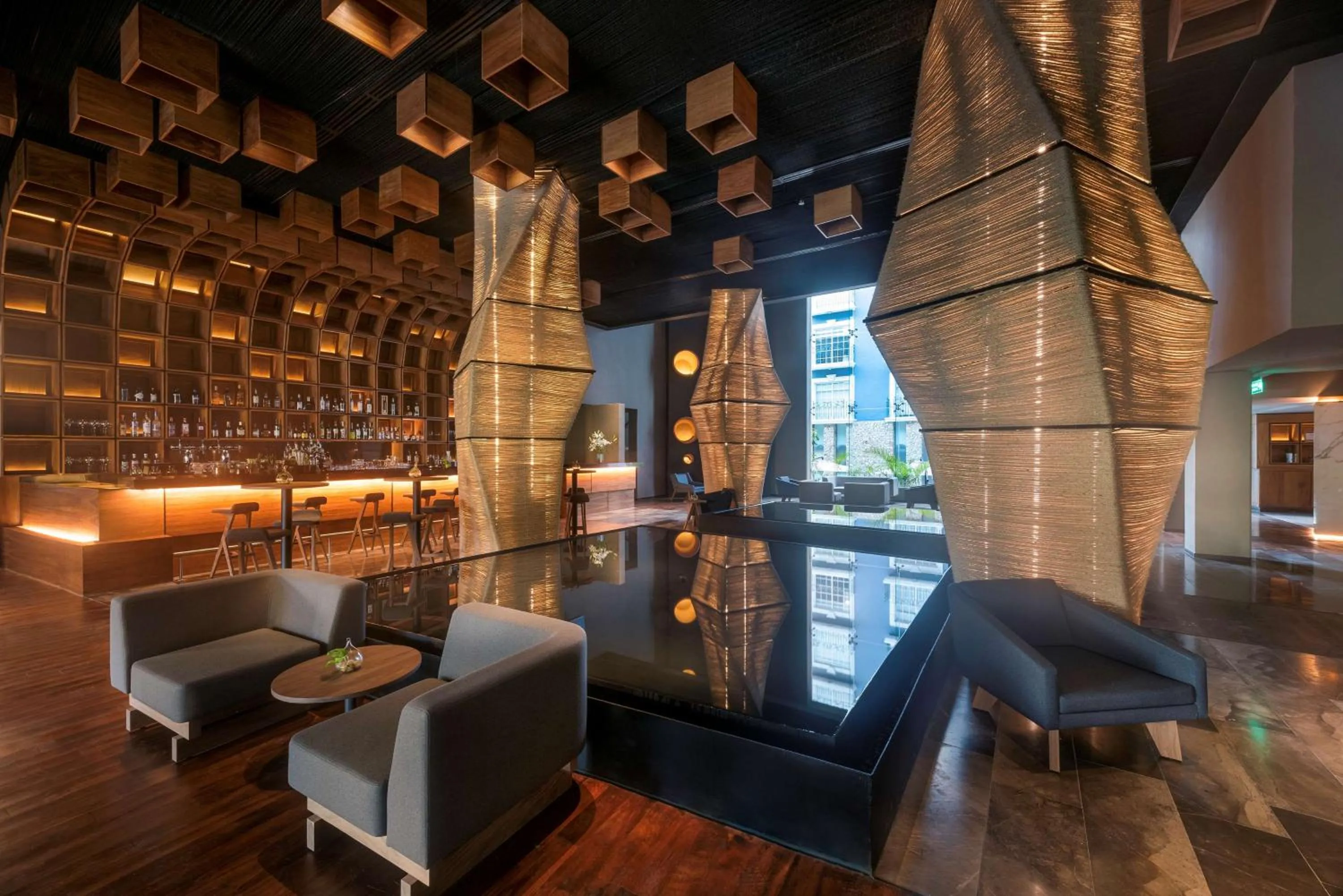 Lobby or reception in Villa Mercedes Curio Collection By Hilton