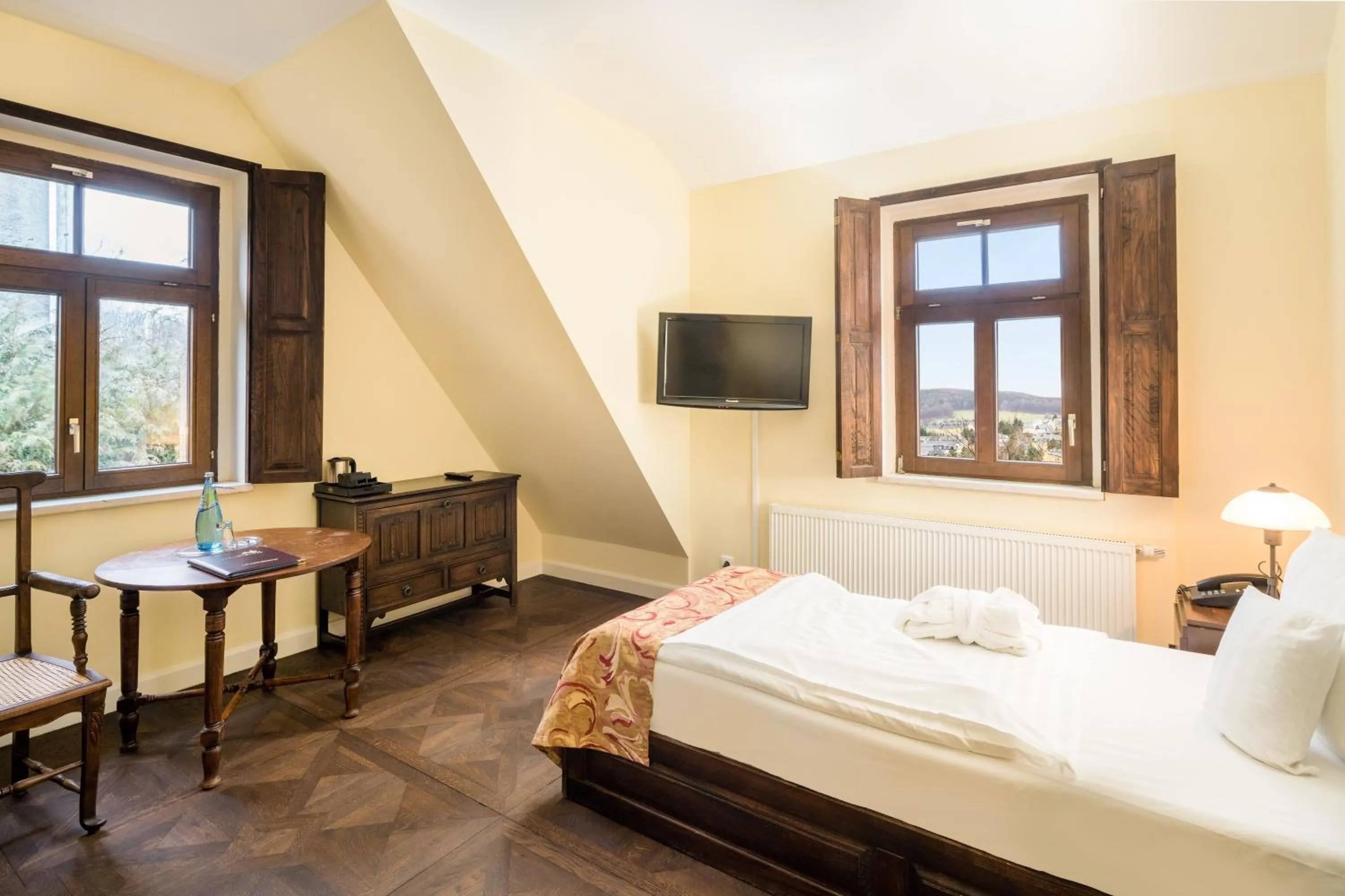 Bed in Schloss Purschenstein