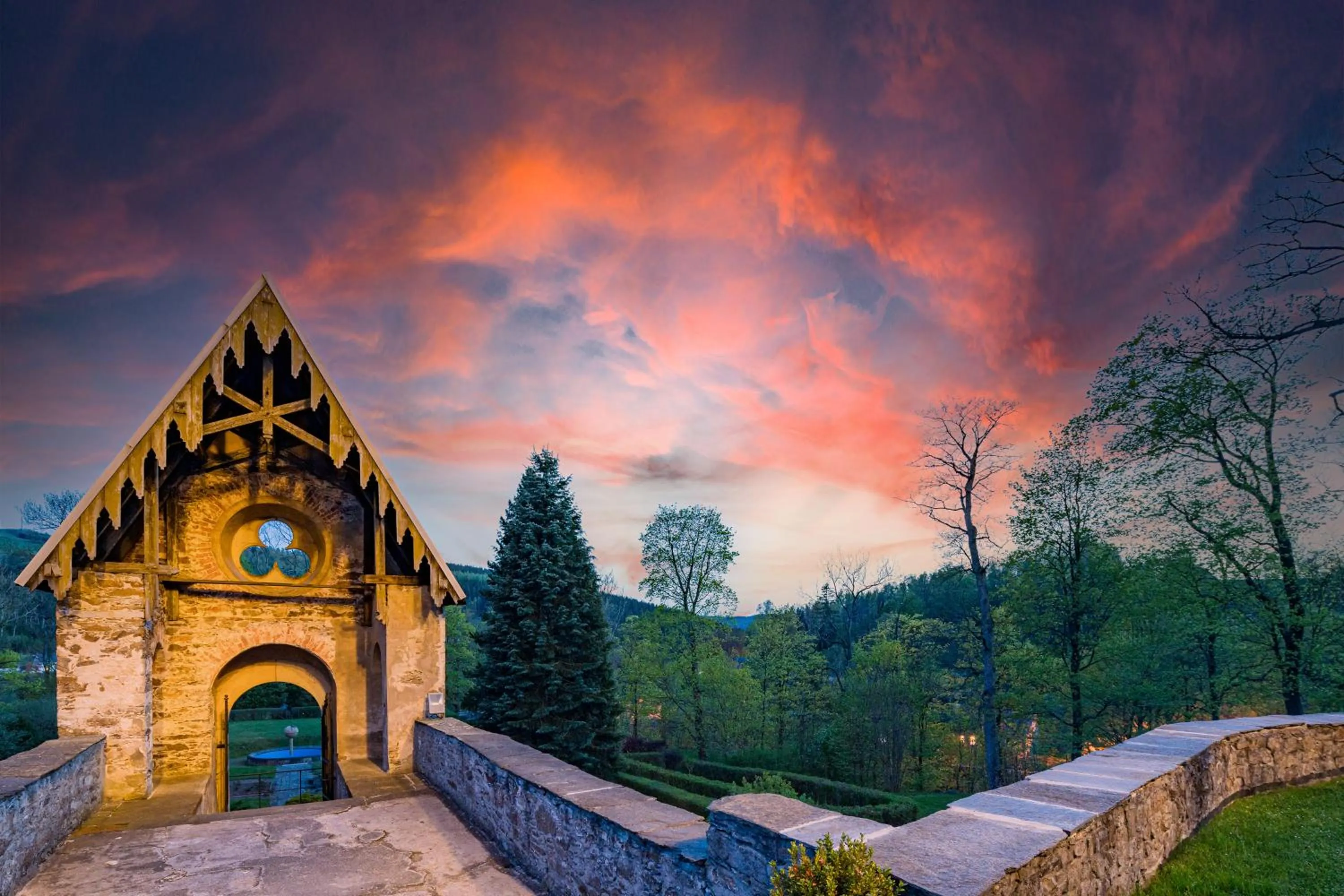 Property building in Schloss Purschenstein