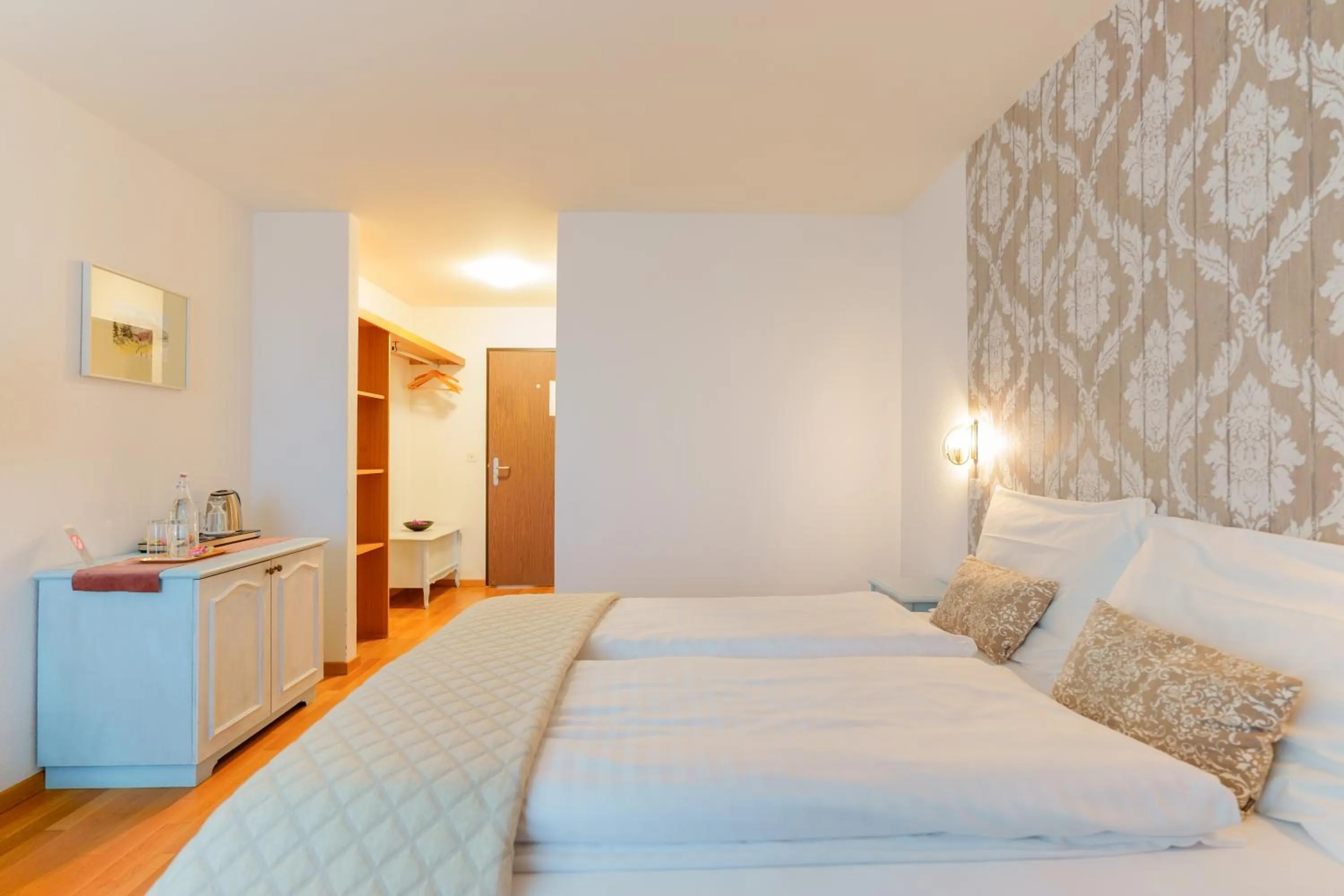 Photo of the whole room, Bed in Hôtel du Grand-Pré