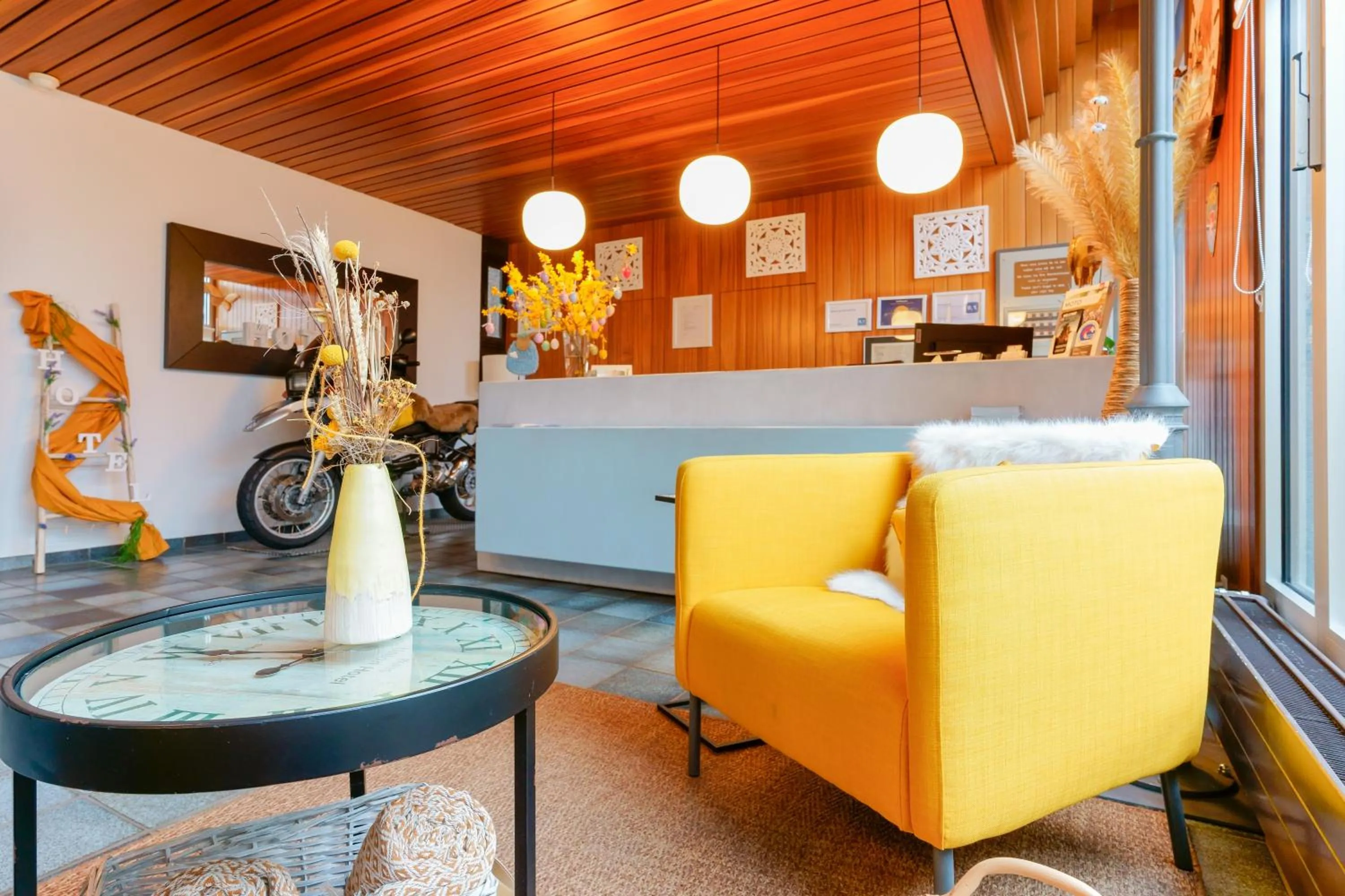 Lobby or reception in Hôtel du Grand-Pré