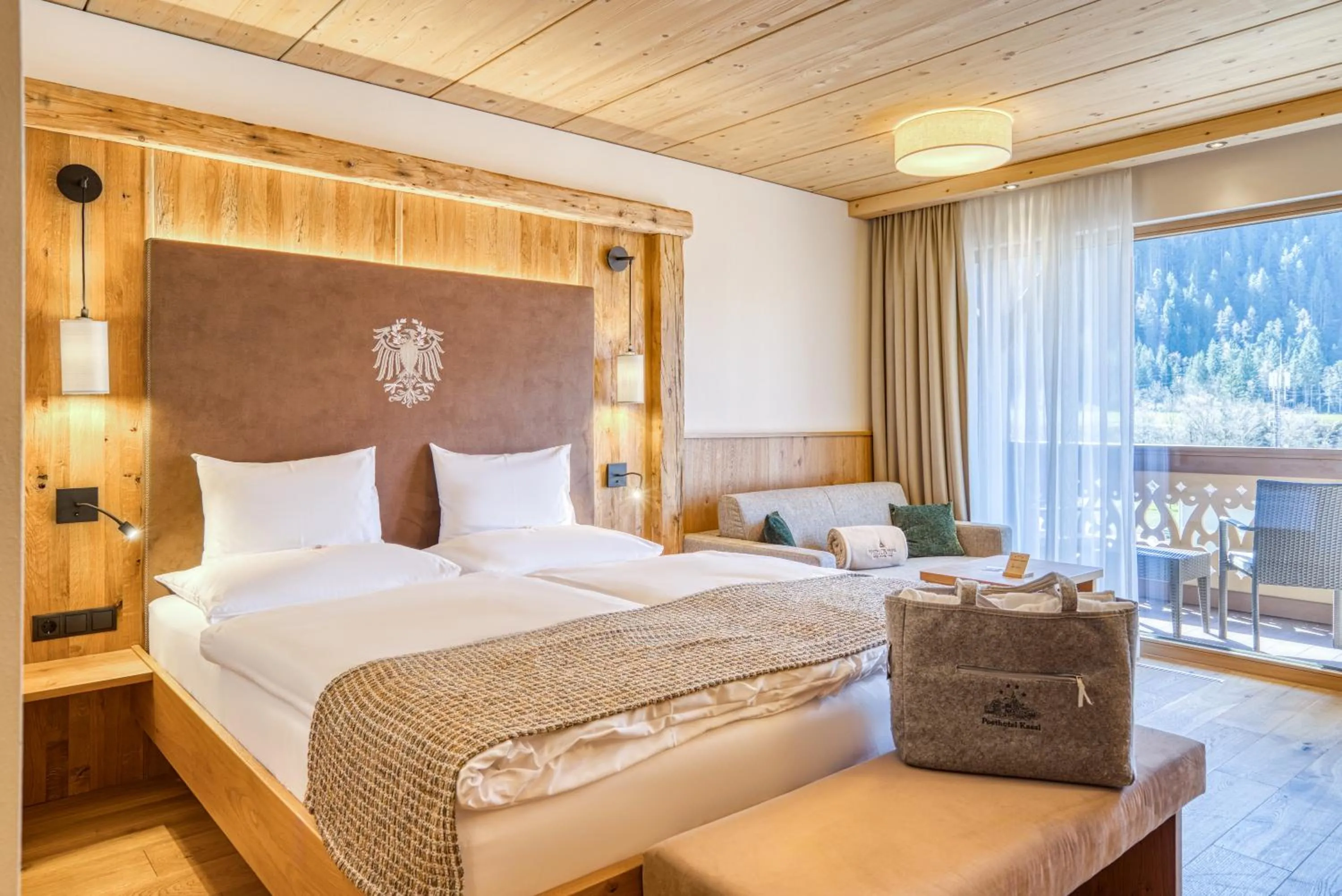 Bedroom, Bed in Posthotel Kassl 4-Sterne-Superior