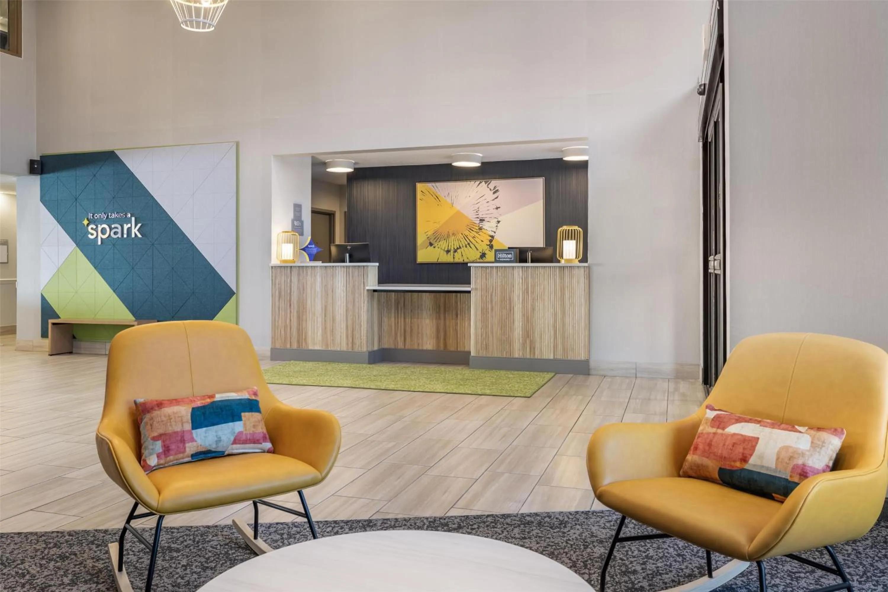 Lobby or reception in Spark by Hilton La Crosse Onalaska