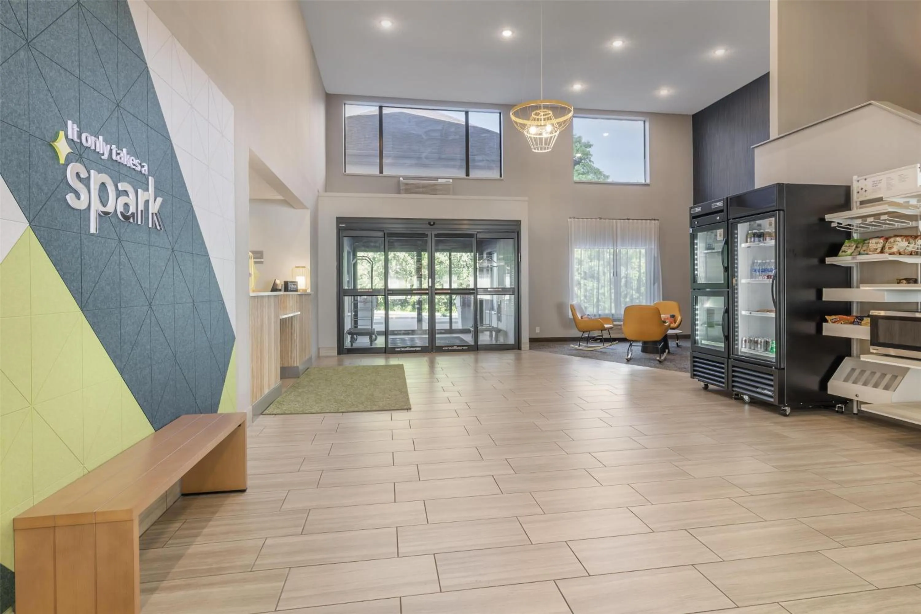 Lobby or reception in Spark by Hilton La Crosse Onalaska