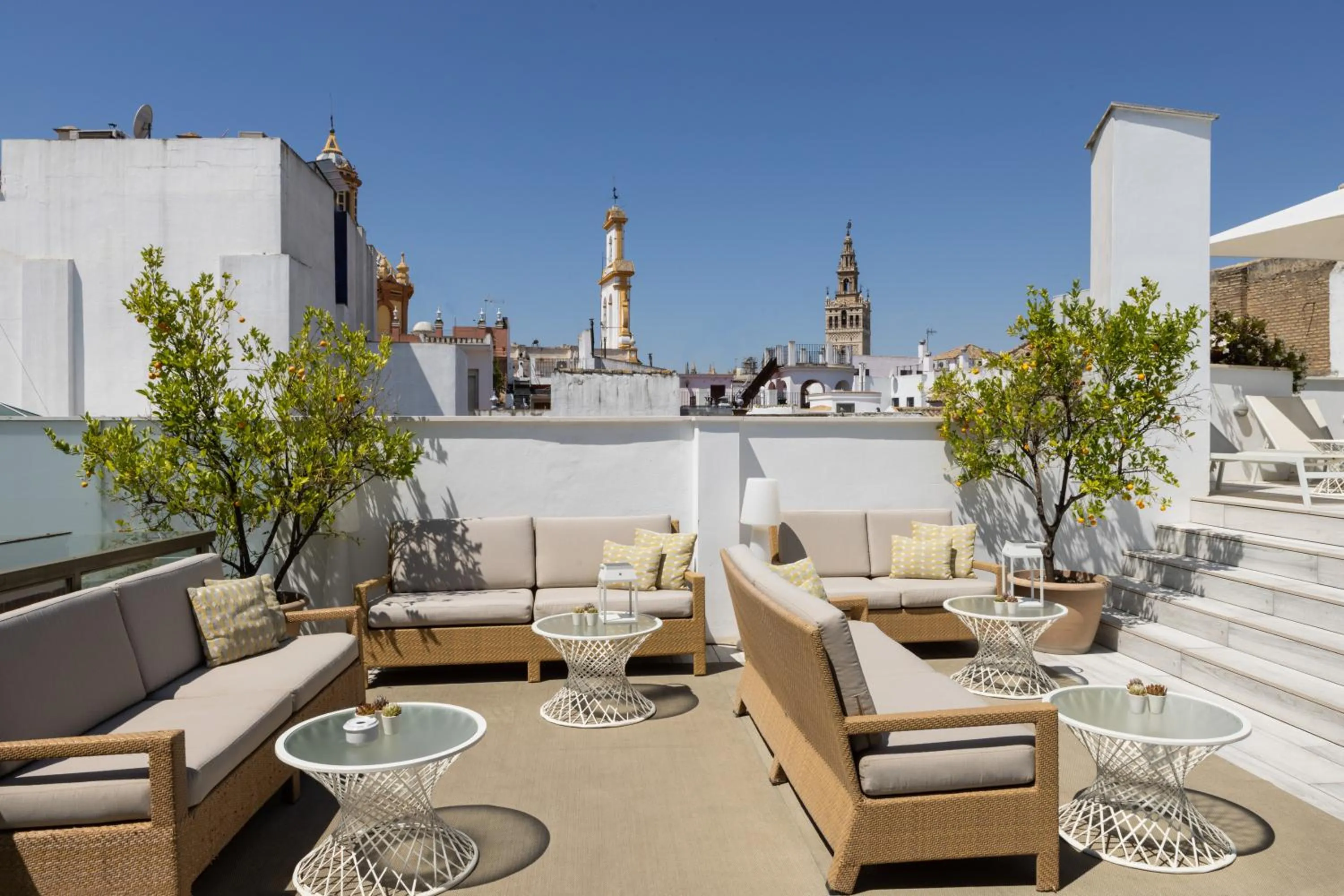 Balcony/Terrace in Hotel Amadeus Sevilla