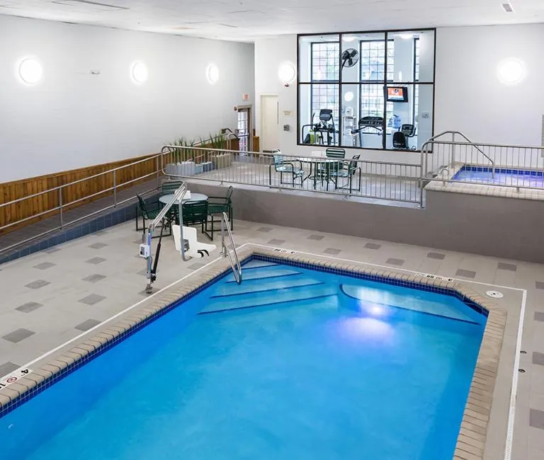 Swimming pool in Aspen Suites - Rochester