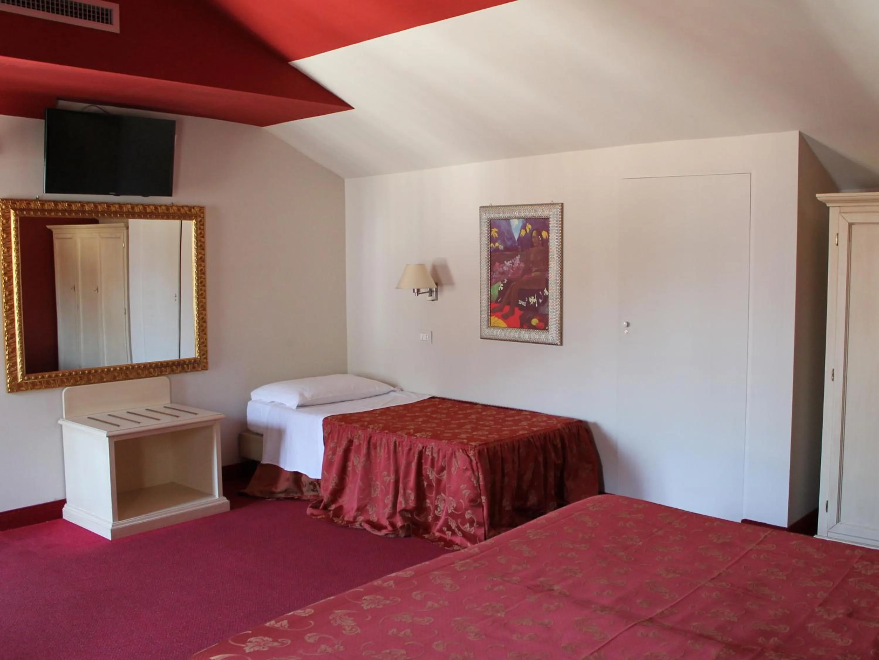 Bedroom, Bed in Hotel Capovilla