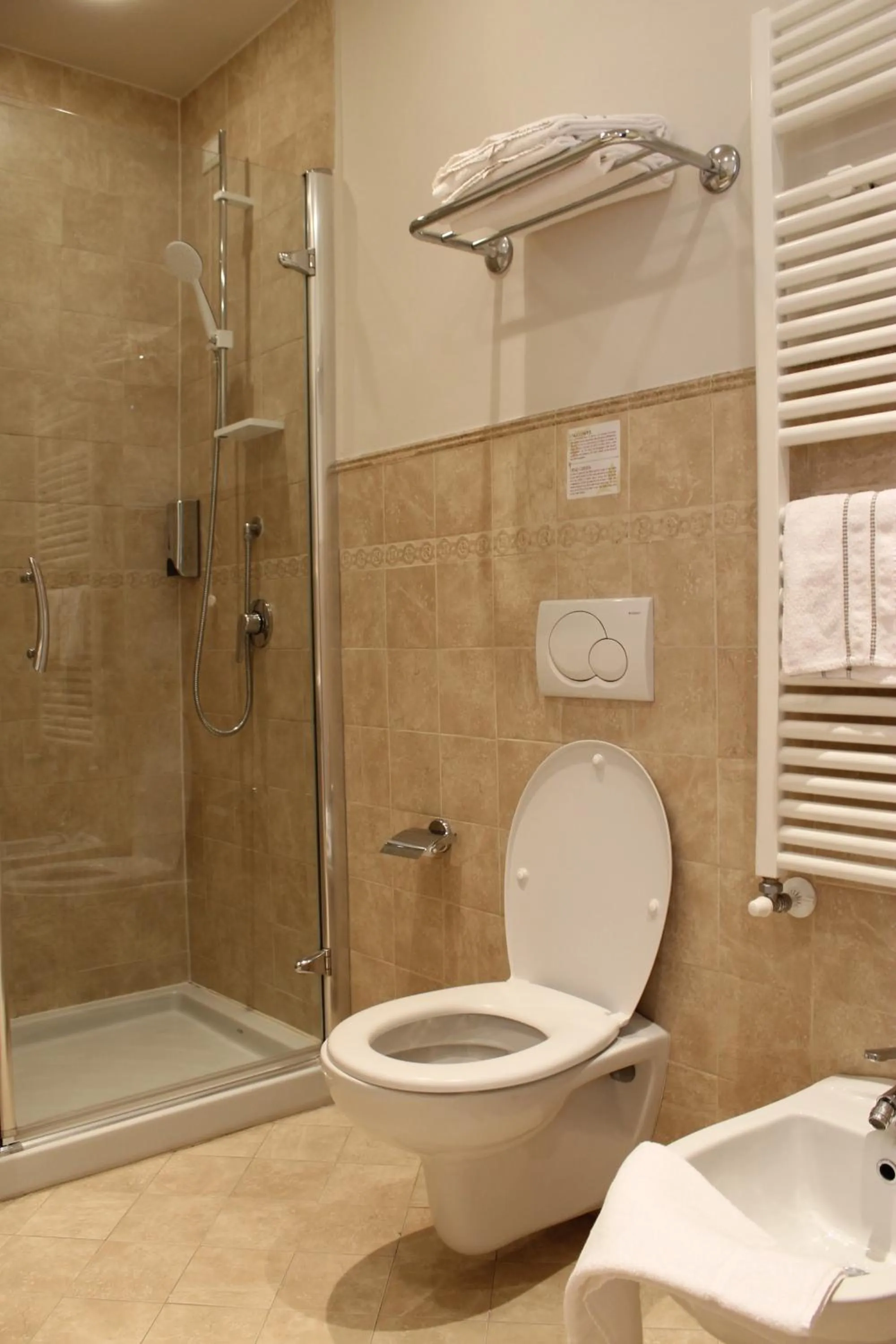 Bathroom in Hotel Capovilla