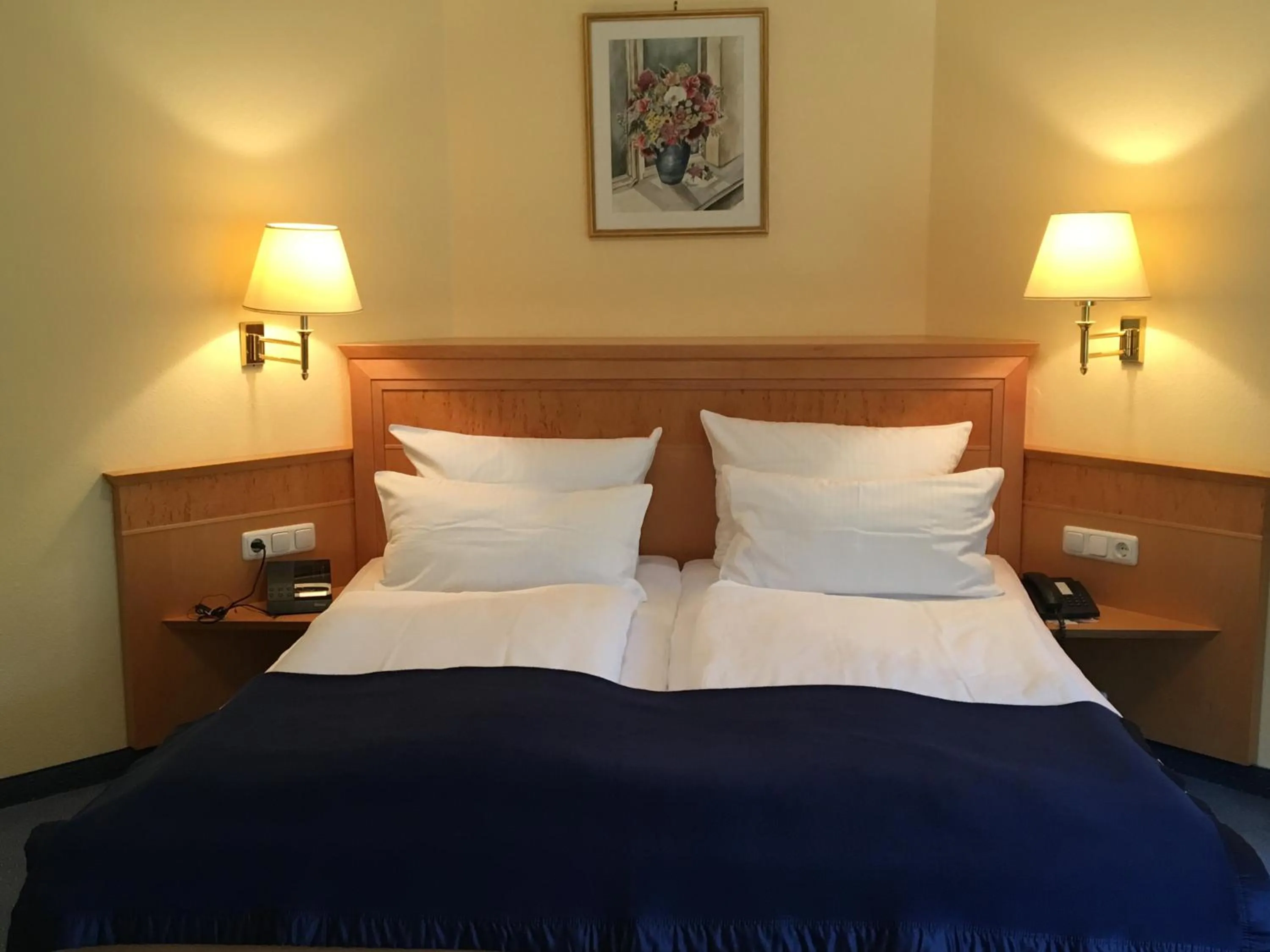 Photo of the whole room, Bed in Hotel Springiersbacher-Hof